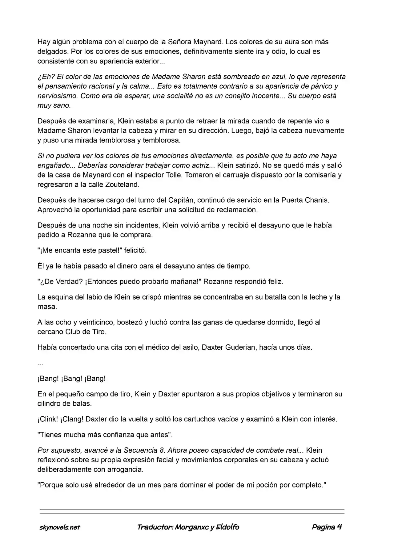 Lord Of The Mysteries (Novela) - Capítulo 174 - Página 4 - LectorTMOo
