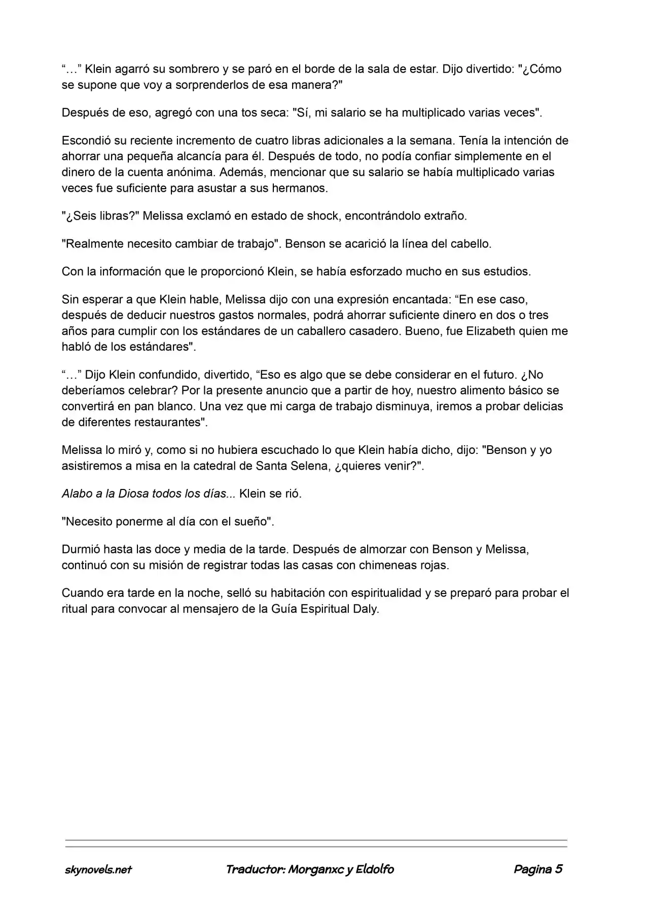 Lord Of The Mysteries (Novela) - Capítulo 175 - Página 5 - LectorTMOo