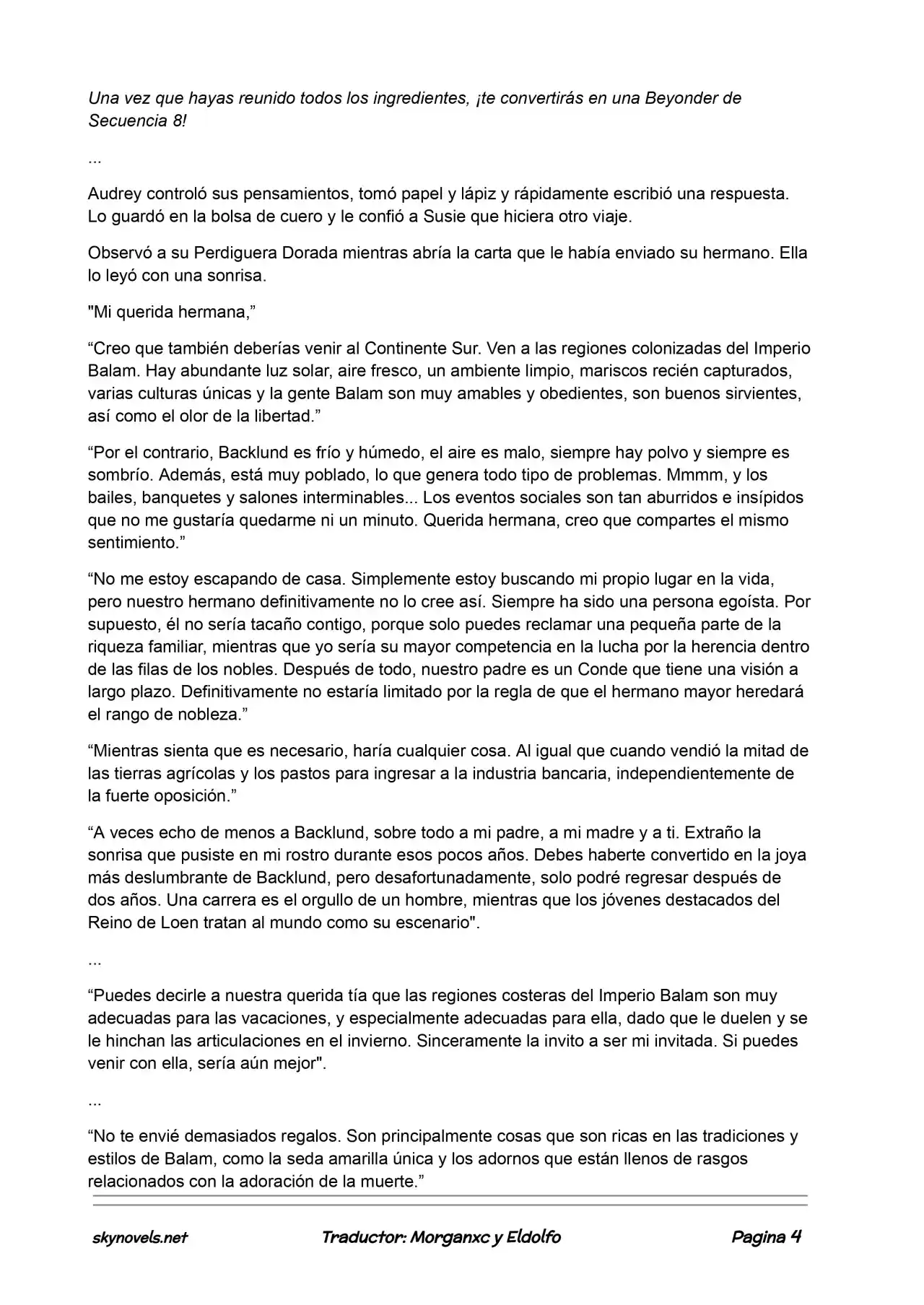 Lord Of The Mysteries (Novela) - Capítulo 176 - Página 4 - LectorTMOo