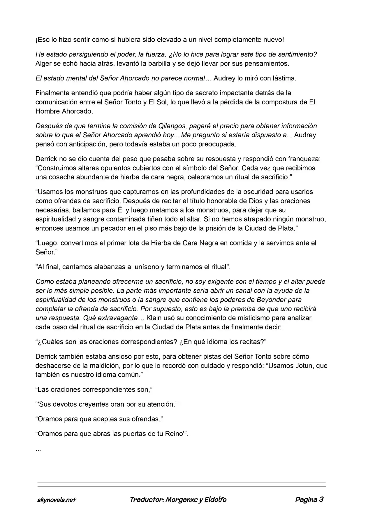 Lord Of The Mysteries (Novela) - Capítulo 180 - Página 3 - LectorTMOo