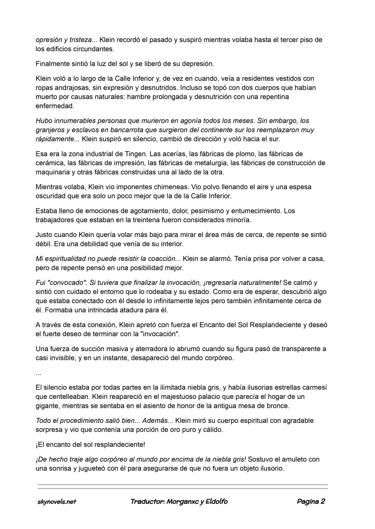 Lord Of The Mysteries (Novela) - Capítulo 182 - Página 2 - LectorTMOo