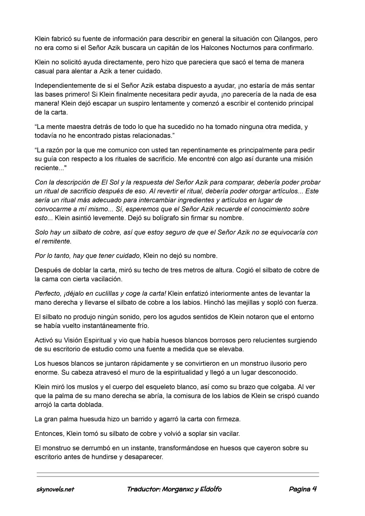Lord Of The Mysteries (Novela) - Capítulo 182 - Página 4 - LectorTMOo