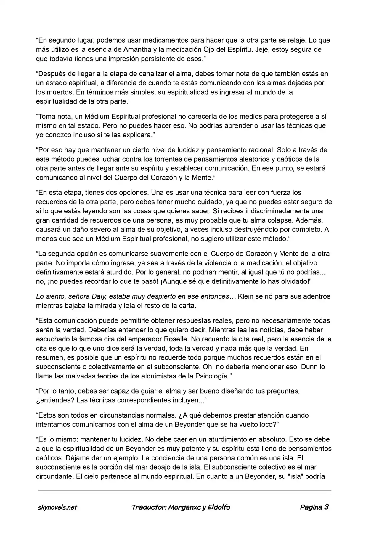 Lord Of The Mysteries (Novela) - Capítulo 183 - Página 3 - LectorTMOo