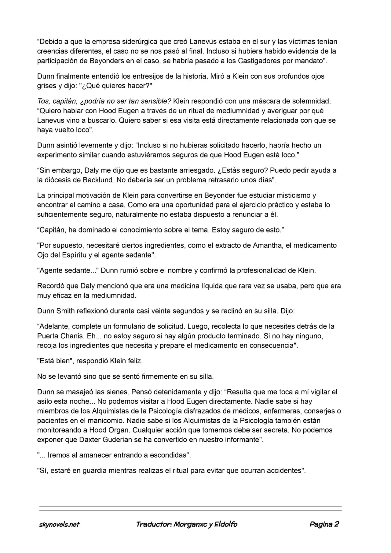 Lord Of The Mysteries (Novela) - Capítulo 184 - Página 2 - LectorTMOo