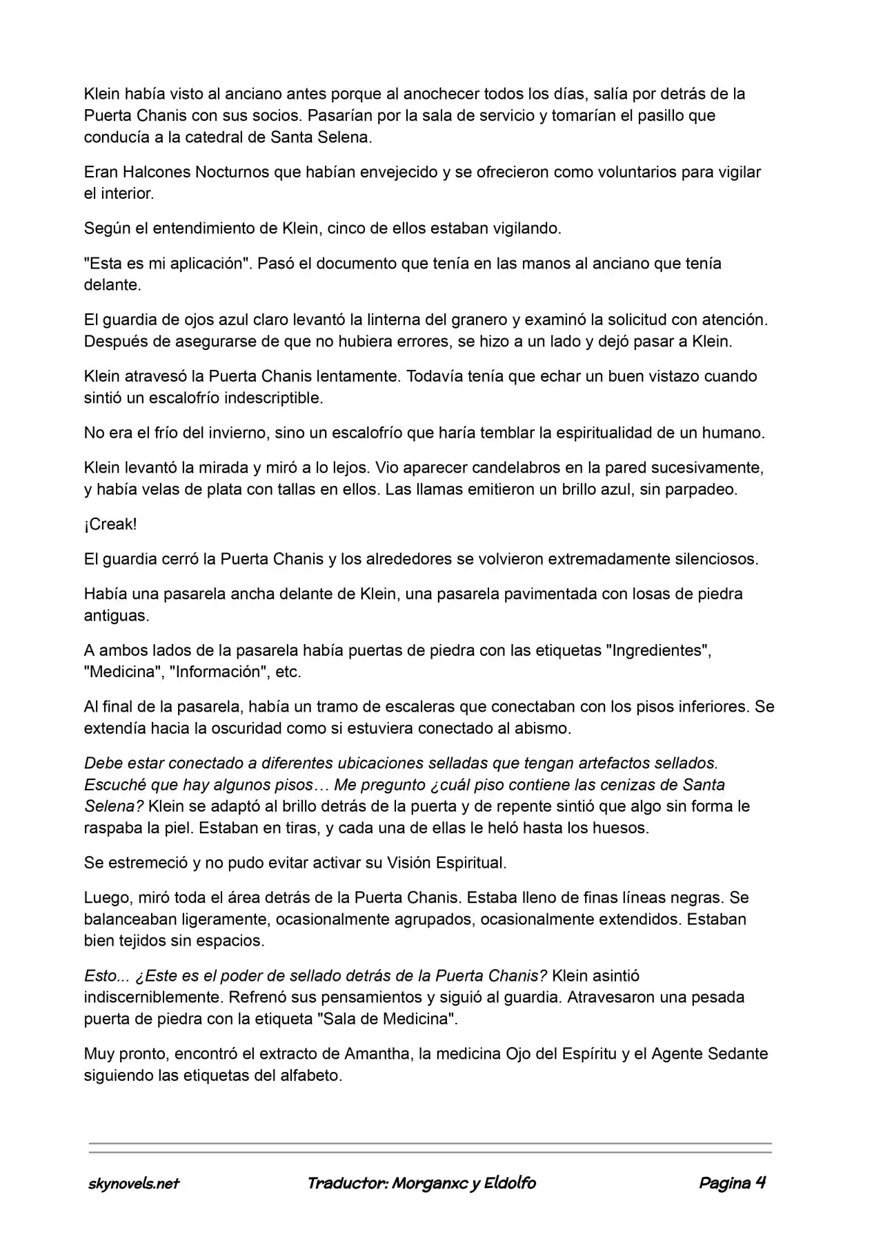 Lord Of The Mysteries (Novela) - Capítulo 184 - Página 4 - LectorTMOo