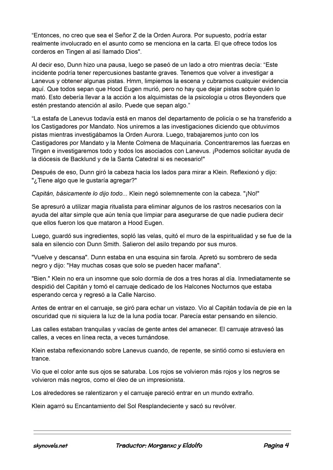 Lord Of The Mysteries (Novela) - Capítulo 186 - Página 4 - LectorTMOo