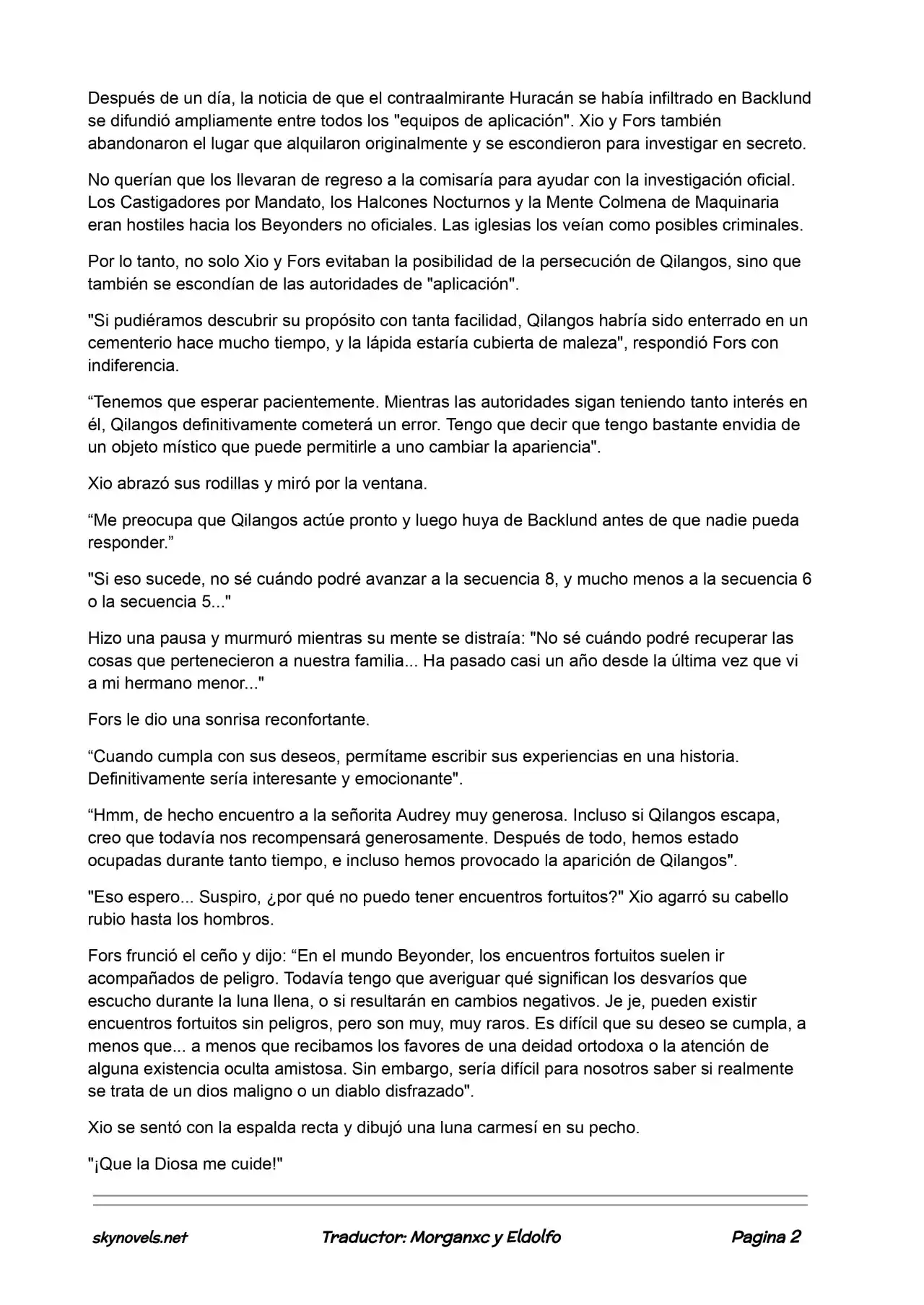Lord Of The Mysteries (Novela) - Capítulo 188 - Página 2 - LectorTMOo