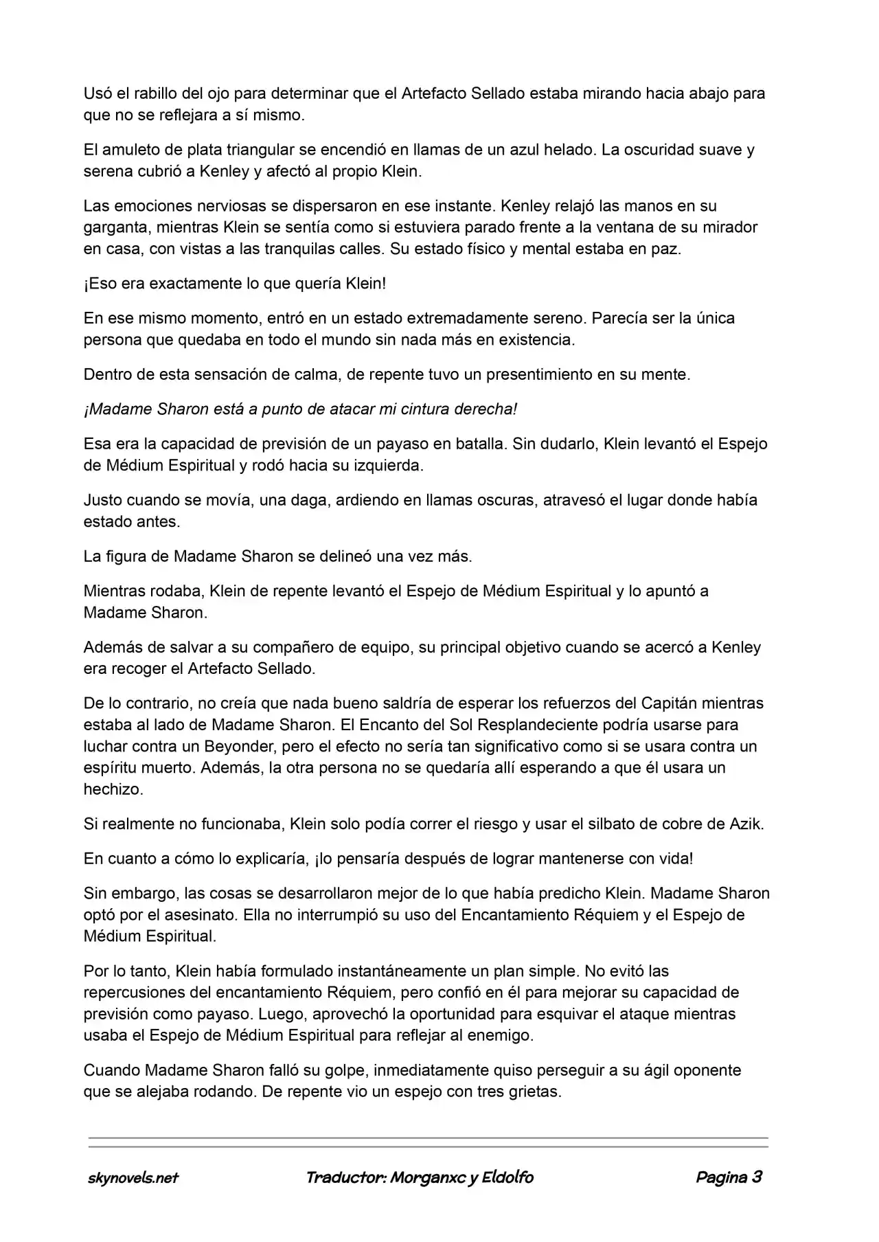 Lord Of The Mysteries (Novela) - Capítulo 198 - Página 3 - LectorTMOo