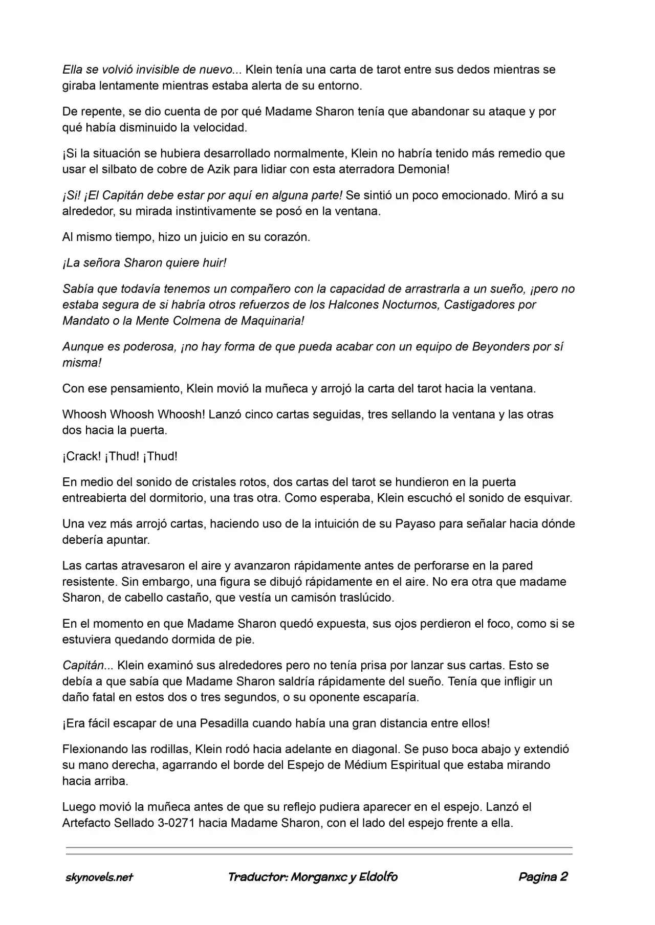 Lord Of The Mysteries (Novela) - Capítulo 199 - Página 2 - LectorTMOo
