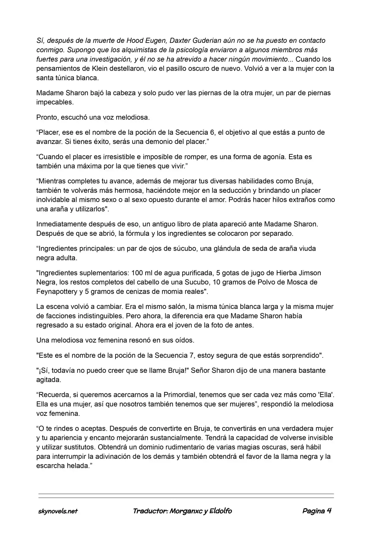 Lord Of The Mysteries (Novela) - Capítulo 200 - Página 4 - LectorTMOo