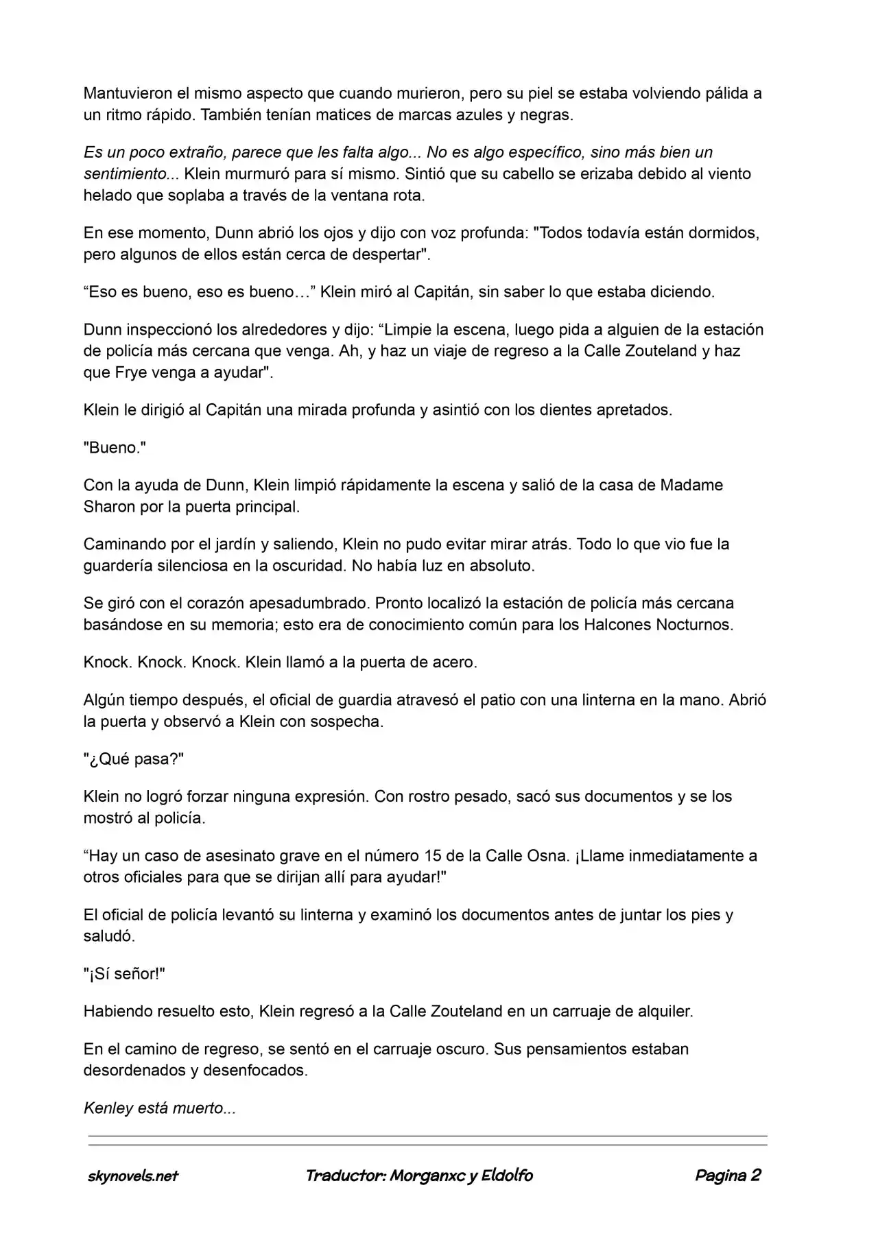 Lord Of The Mysteries (Novela) - Capítulo 201 - Página 2 - LectorTMOo