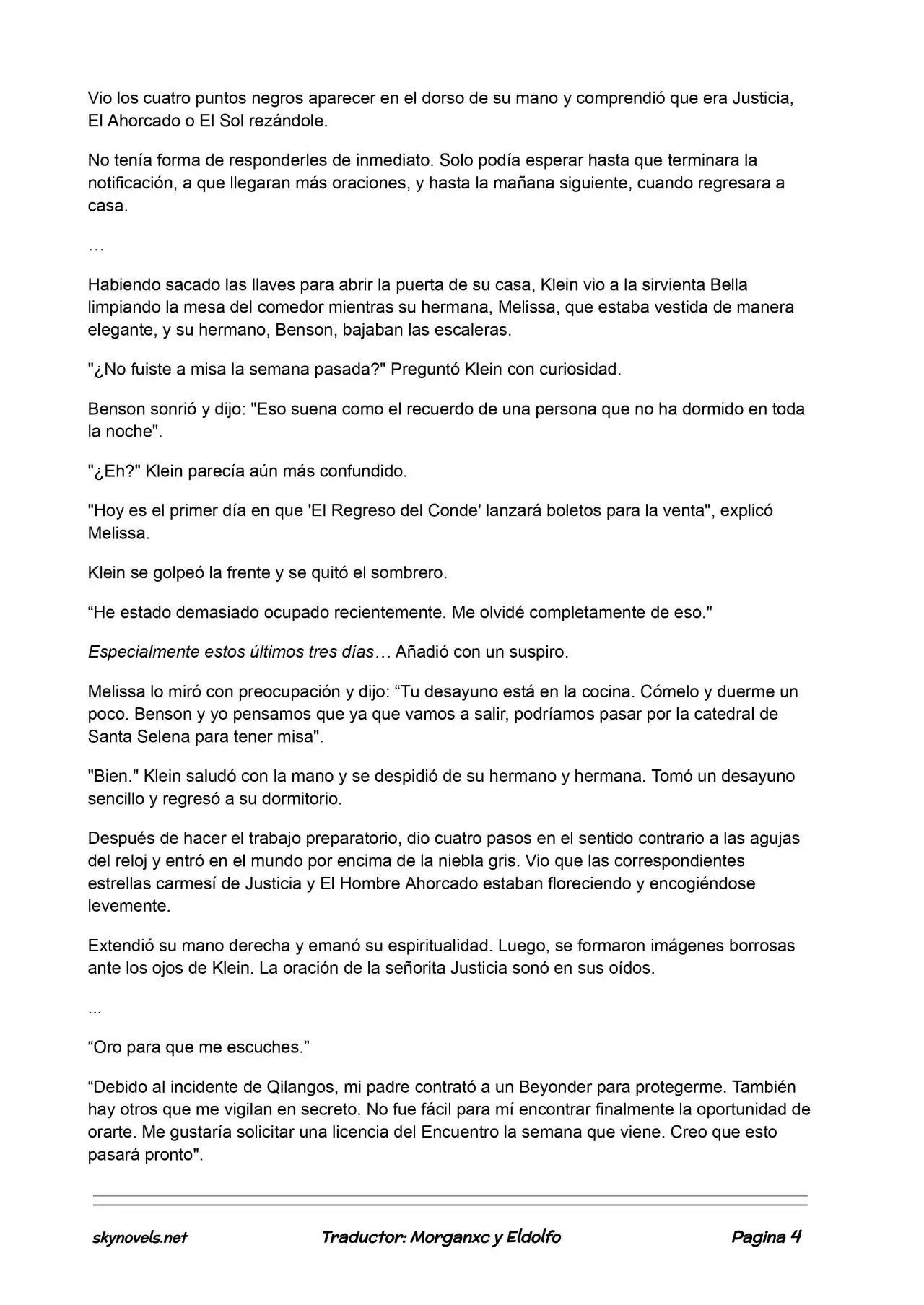 Lord Of The Mysteries (Novela) - Capítulo 202 - Página 4 - LectorTMOo