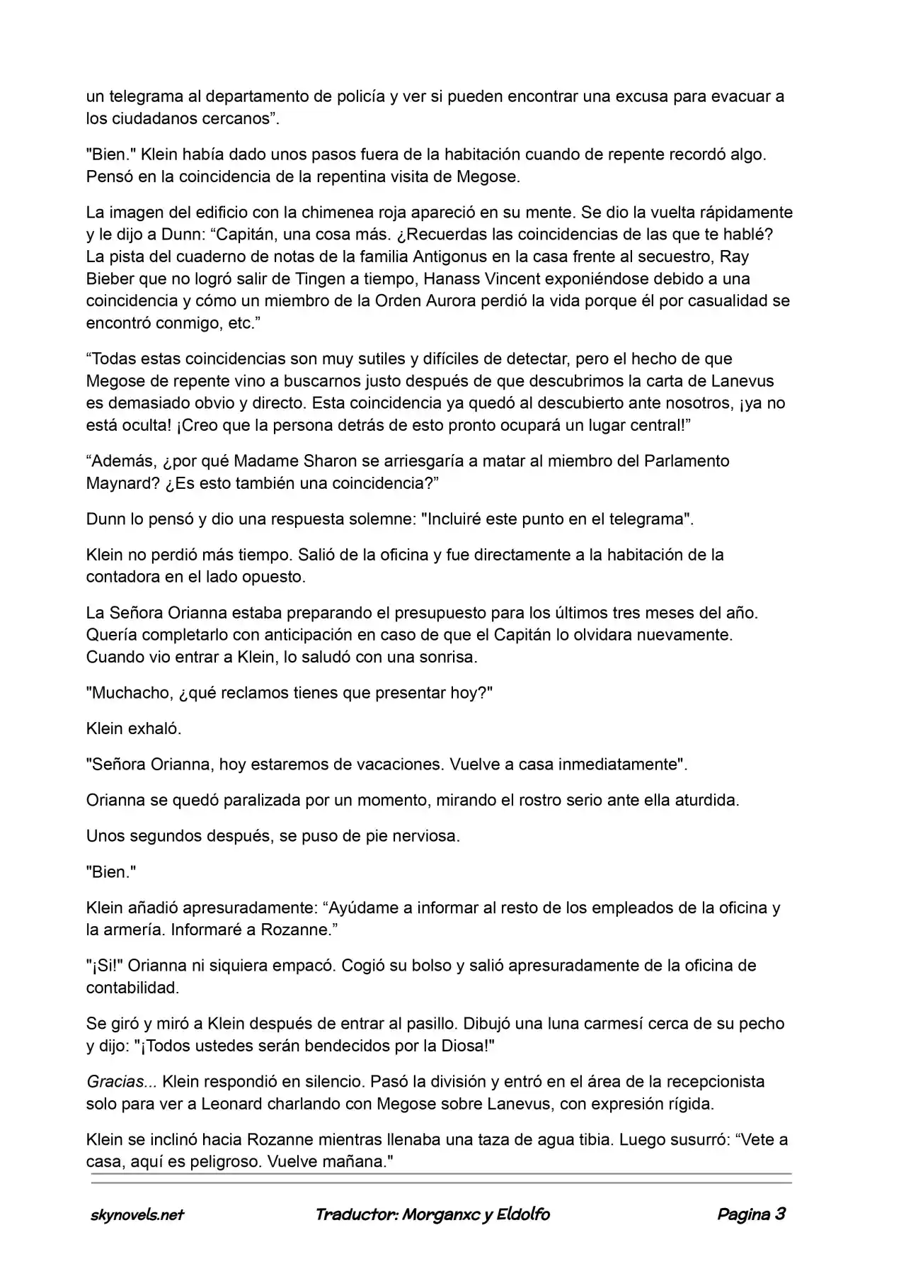 Lord Of The Mysteries (Novela) - Capítulo 205 - Página 3 - LectorTMOo