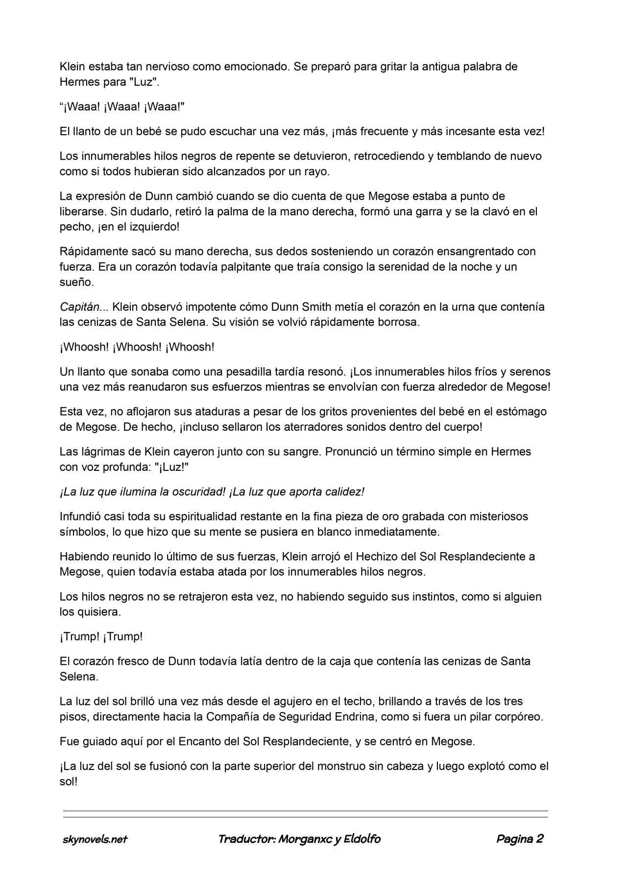 Lord Of The Mysteries (Novela) - Capítulo 209 - Página 2 - LectorTMOo