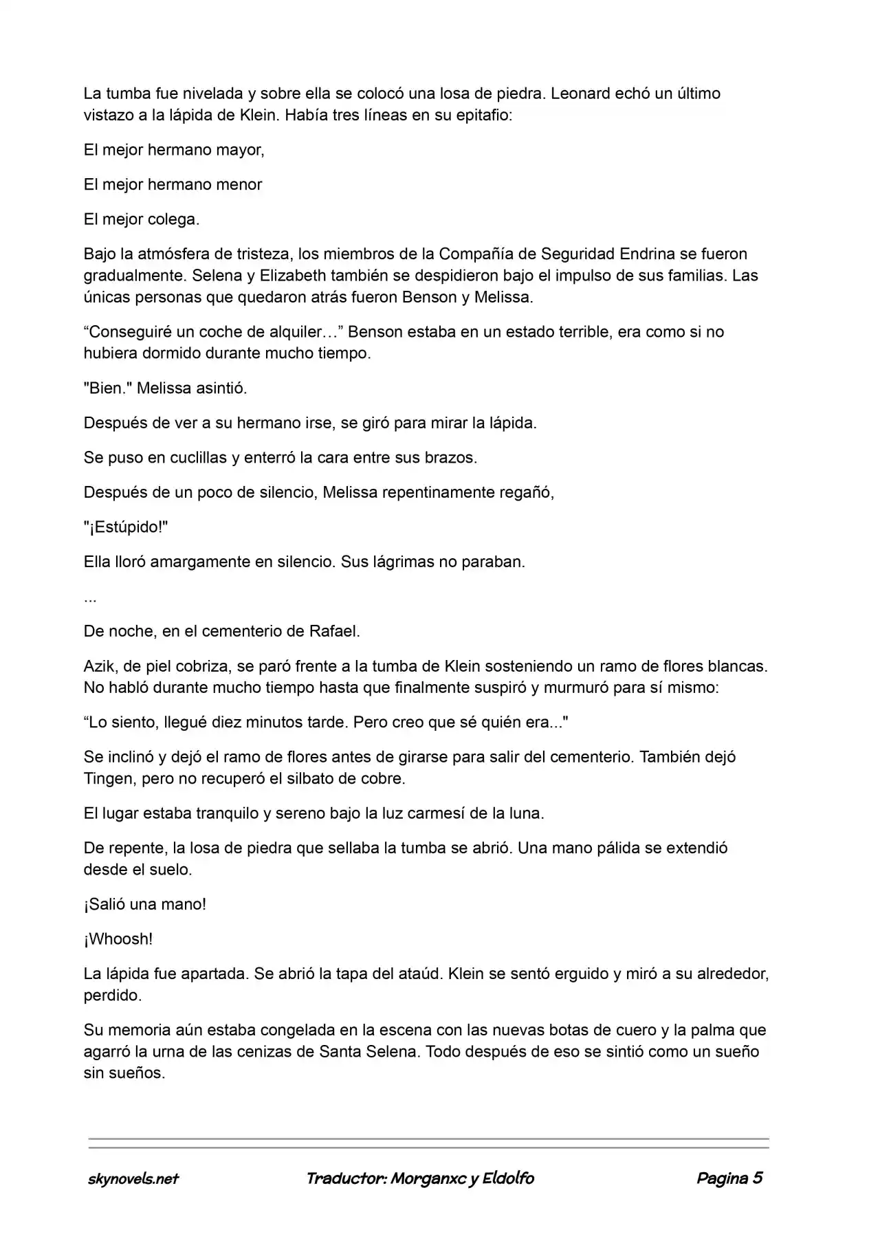 Lord Of The Mysteries (Novela) - Capítulo 211 - Página 5 - LectorTMOo