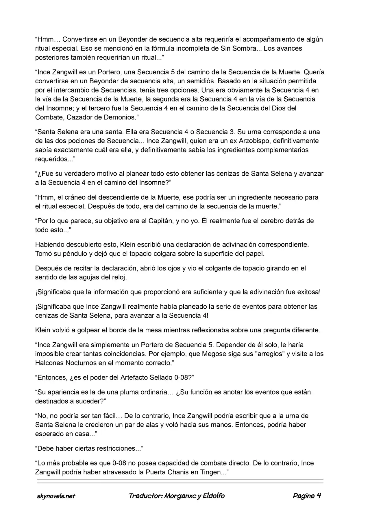 Lord Of The Mysteries (Novela) - Capítulo 212 - Página 4 - LectorTMOo