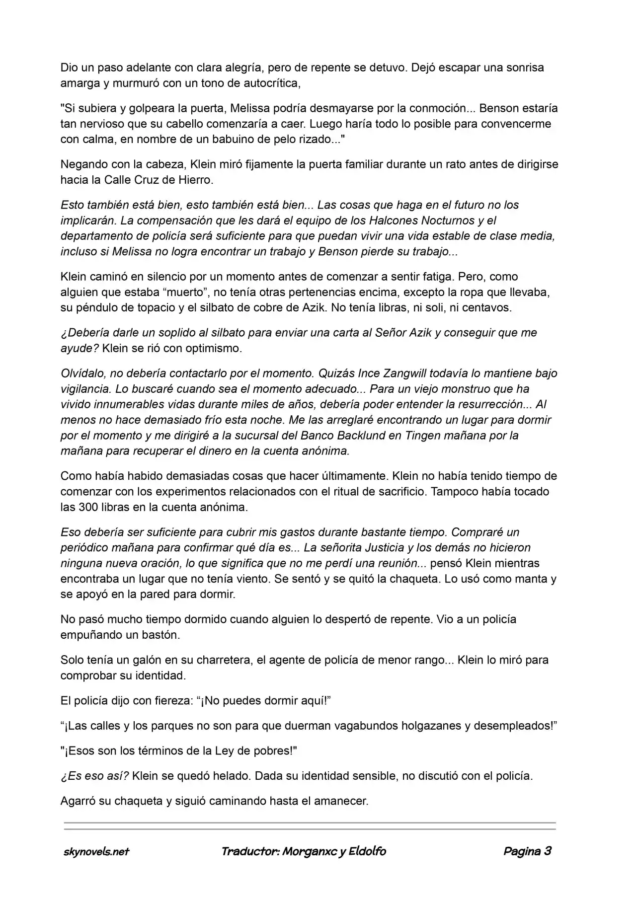 Lord Of The Mysteries (Novela) - Capítulo 213 - Página 3 - LectorTMOo