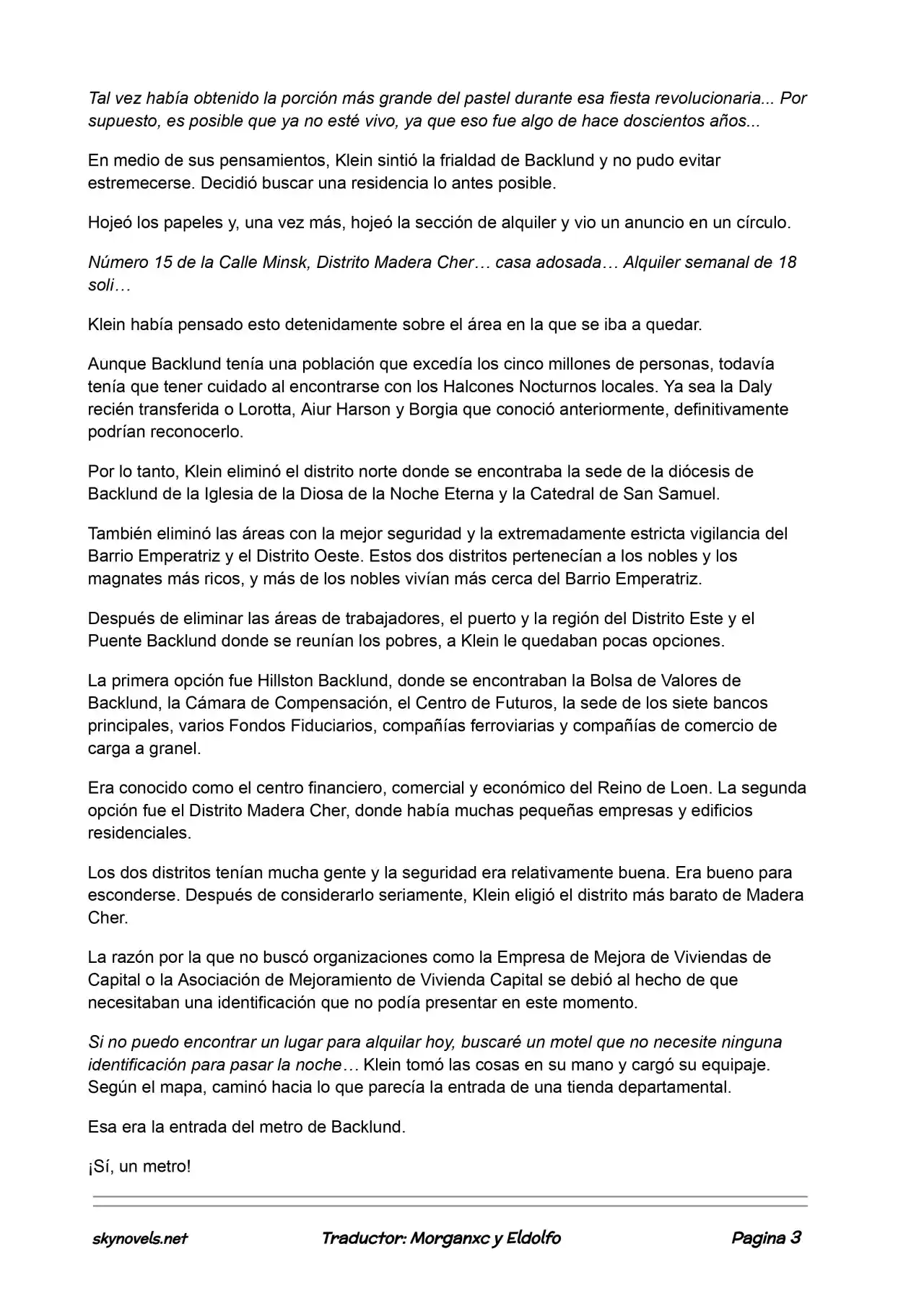 Lord Of The Mysteries (Novela) - Capítulo 214 - Página 3 - LectorTMOo