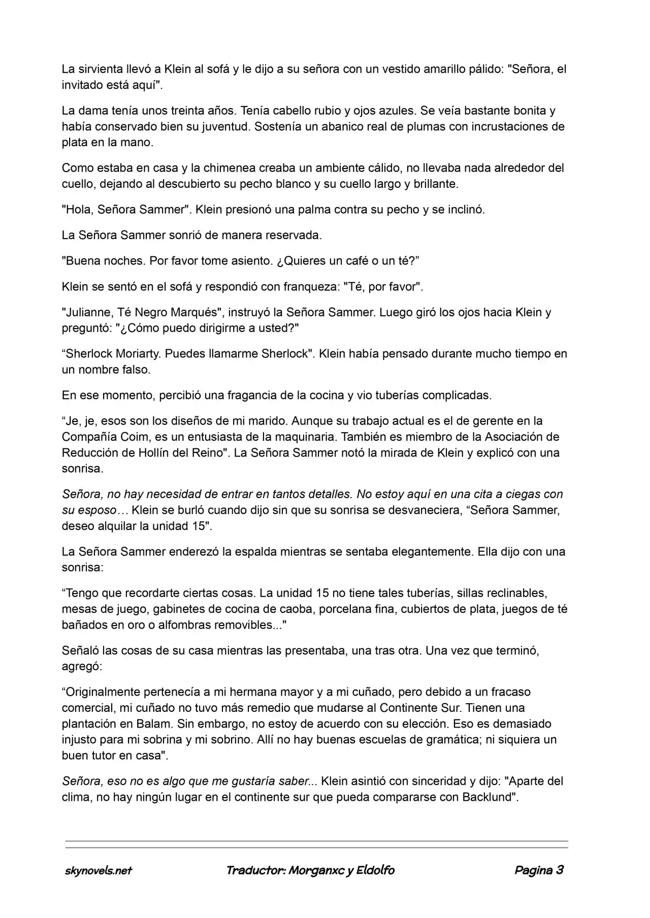 Lord Of The Mysteries (Novela) - Capítulo 215 - Página 3 - LectorTMOo