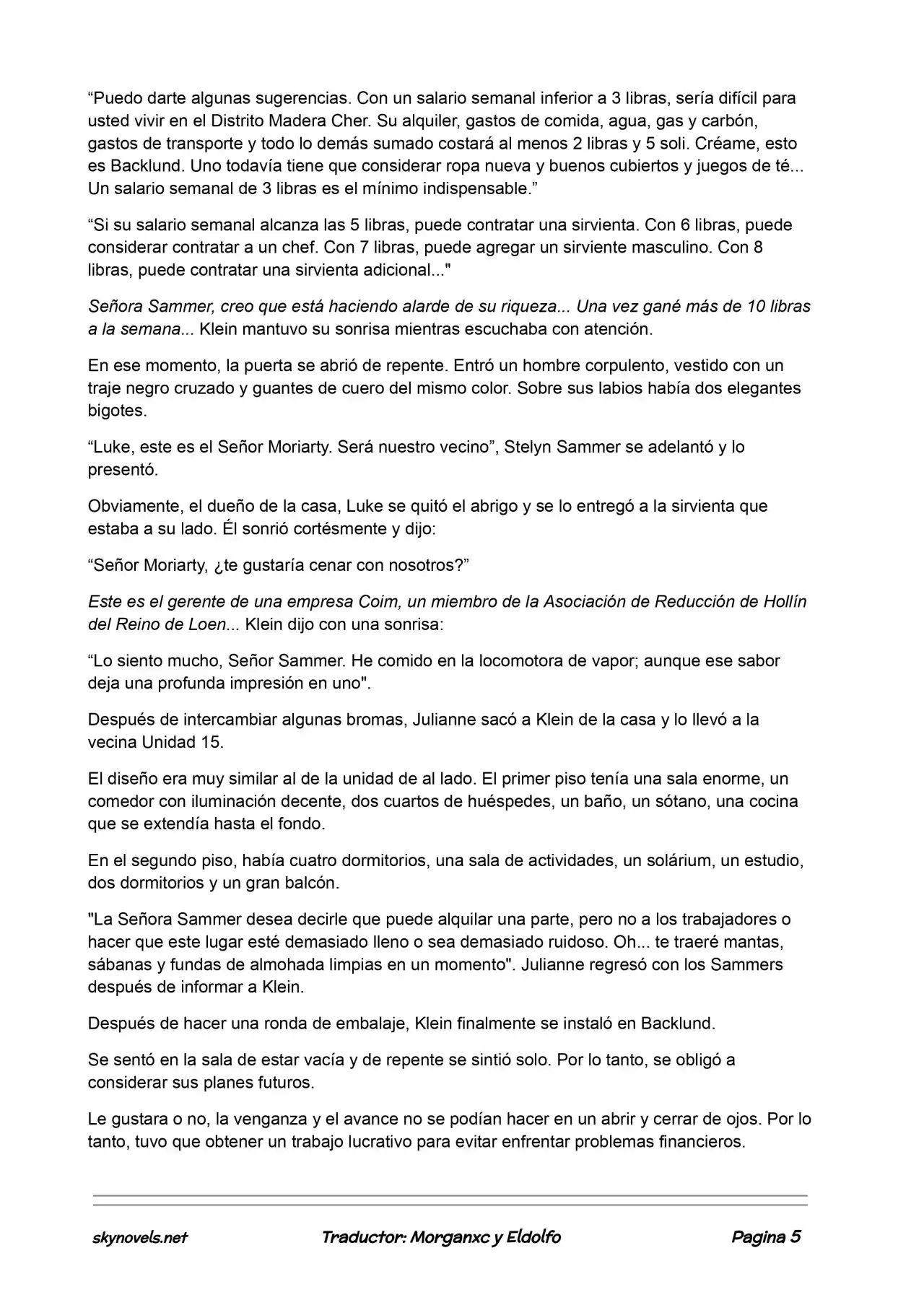 Lord Of The Mysteries (Novela) - Capítulo 215 - Página 5 - LectorTMOo