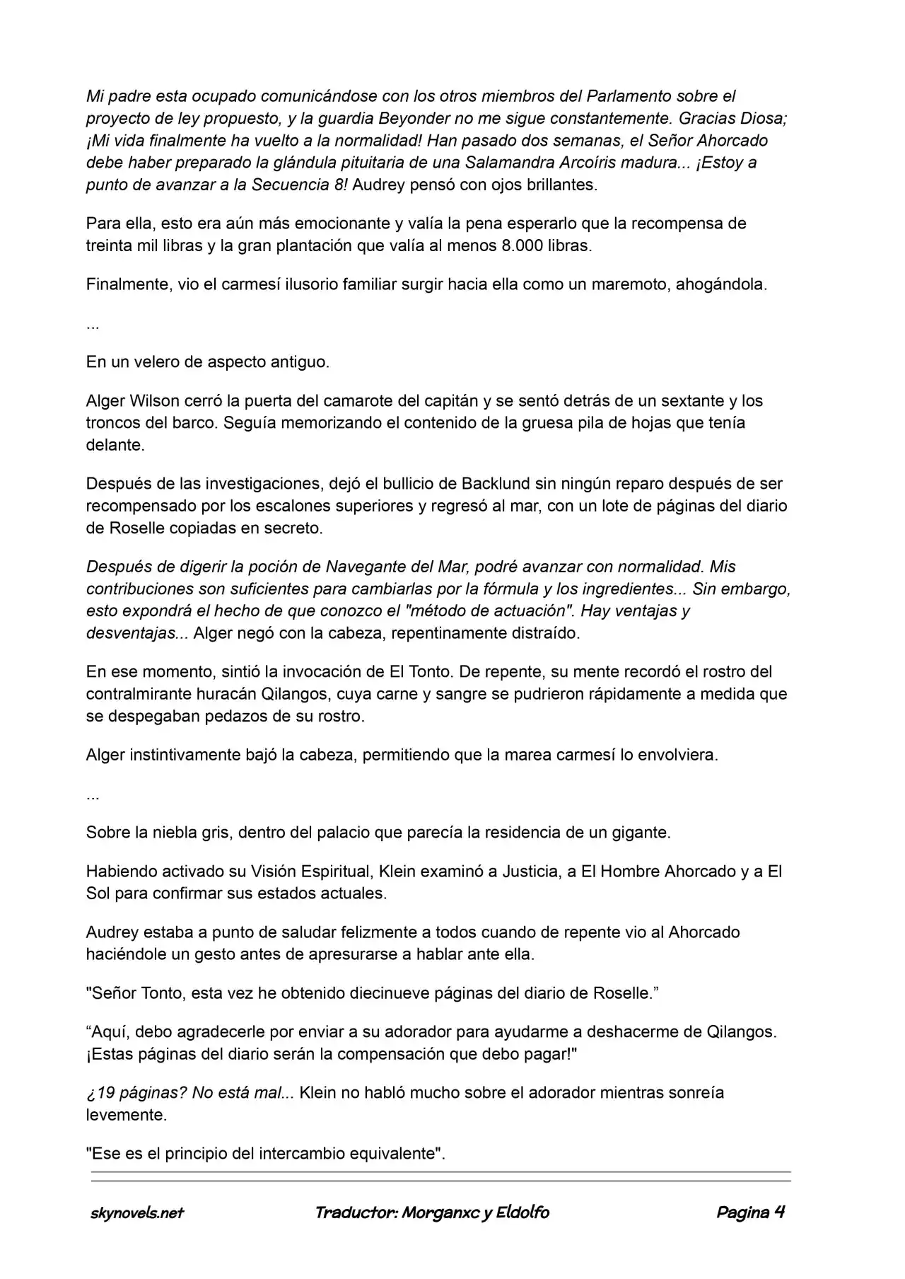 Lord Of The Mysteries (Novela) - Capítulo 216 - Página 4 - LectorTMOo