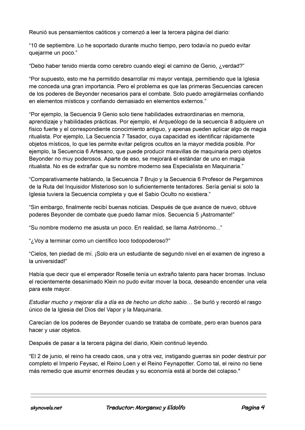 Lord Of The Mysteries (Novela) - Capítulo 217 - Página 4 - LectorTMOo