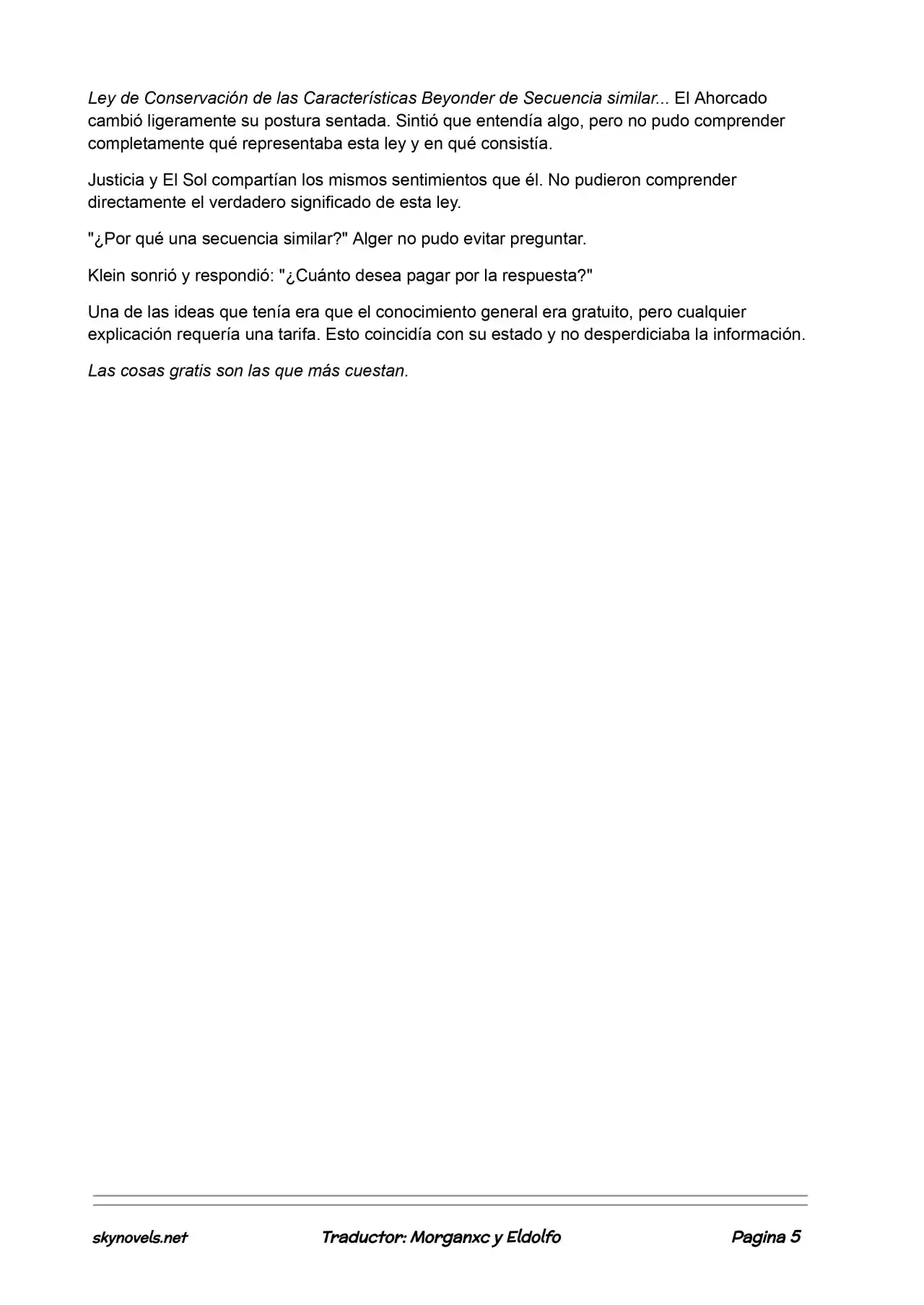 Lord Of The Mysteries (Novela) - Capítulo 218 - Página 5 - LectorTMOo