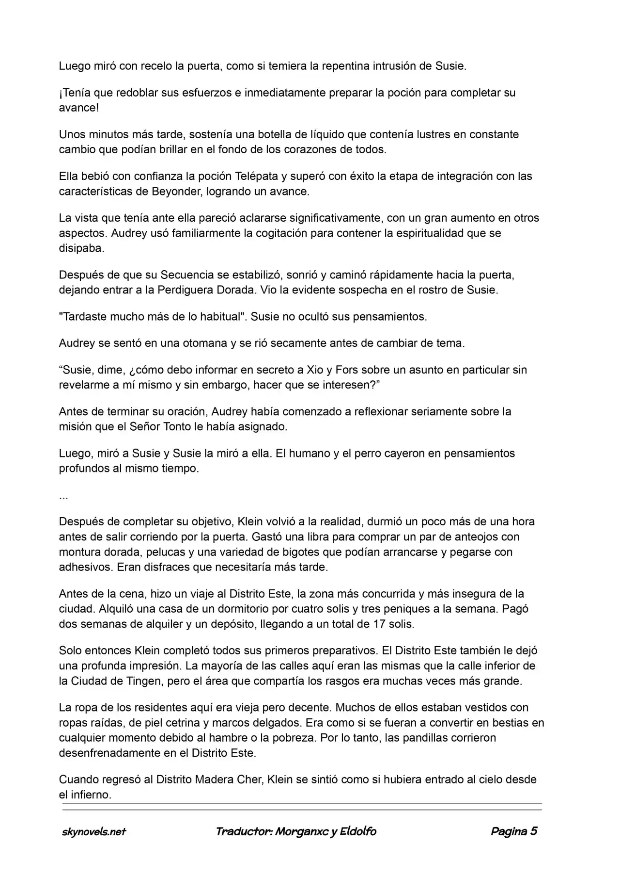 Lord Of The Mysteries (Novela) - Capítulo 221 - Página 5 - LectorTMOo