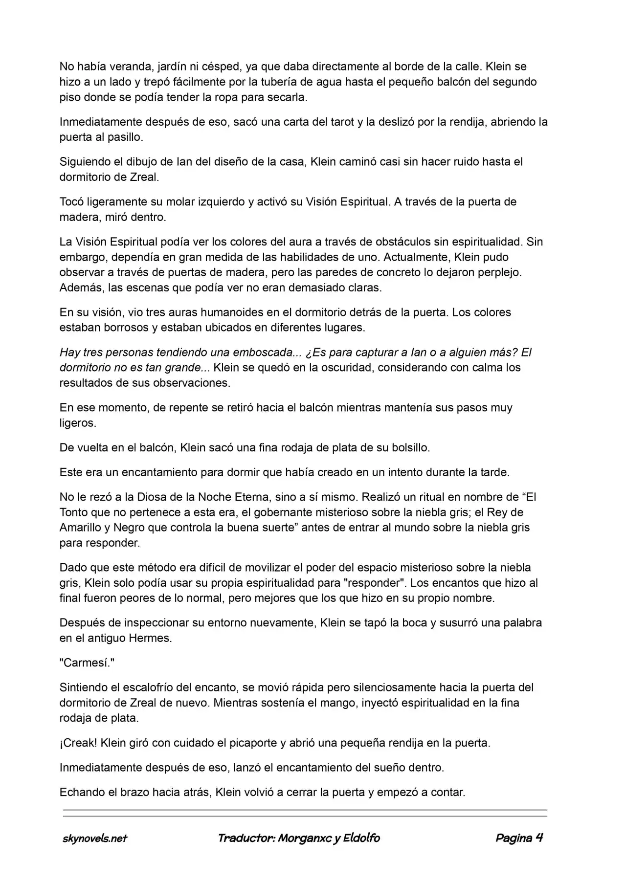 Lord Of The Mysteries (Novela) - Capítulo 223 - Página 4 - LectorTMOo