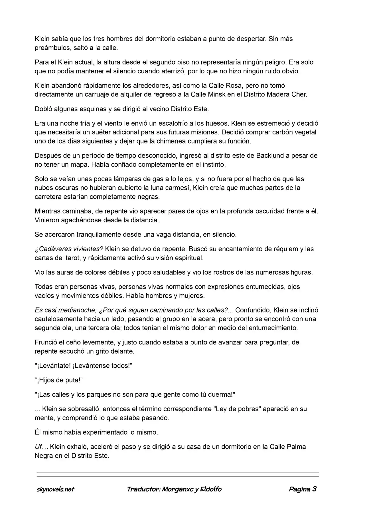 Lord Of The Mysteries (Novela) - Capítulo 224 - Página 3 - LectorTMOo