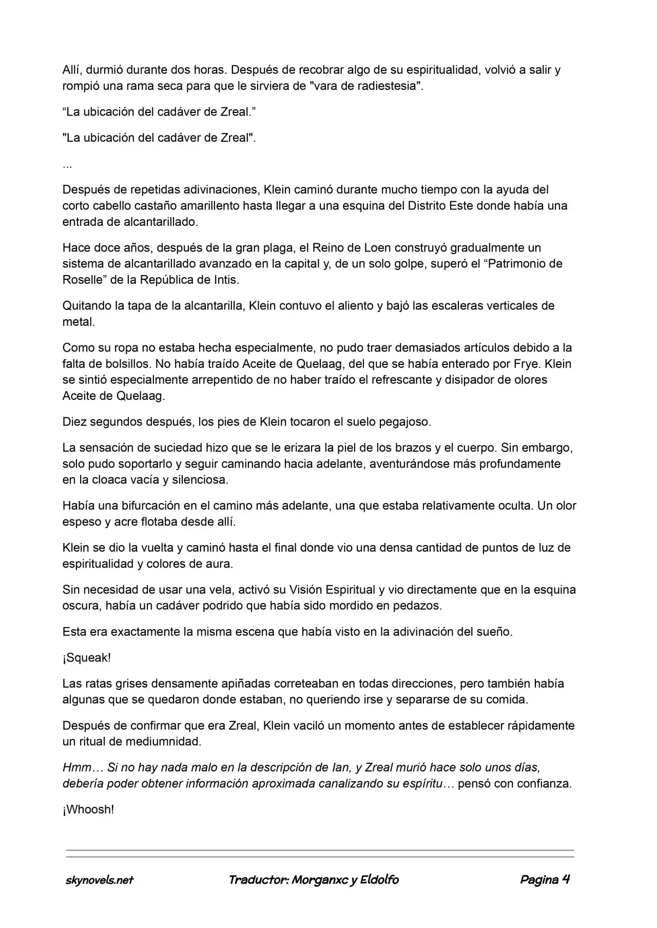 Lord Of The Mysteries (Novela) - Capítulo 224 - Página 4 - LectorTMOo