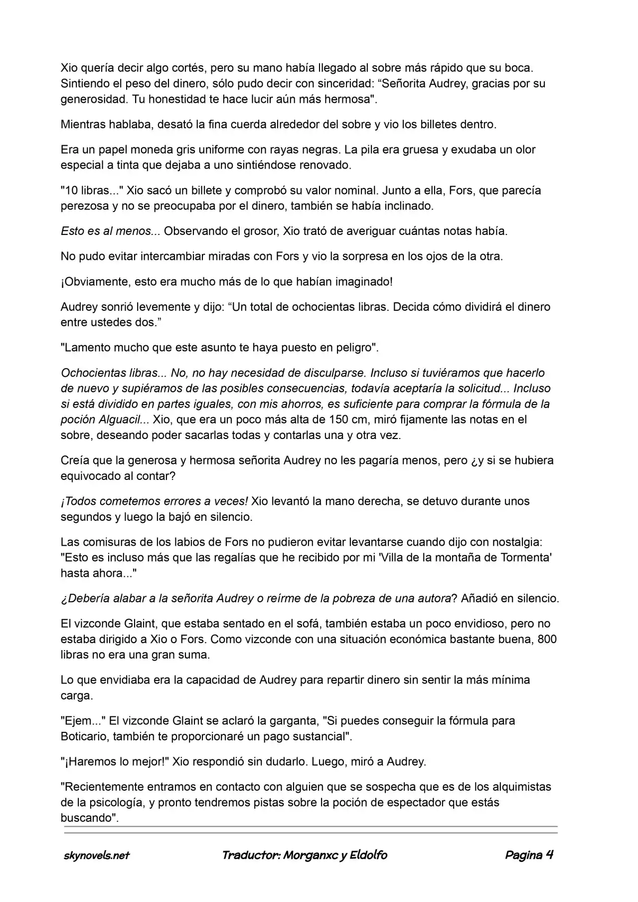 Lord Of The Mysteries (Novela) - Capítulo 225 - Página 4 - LectorTMOo