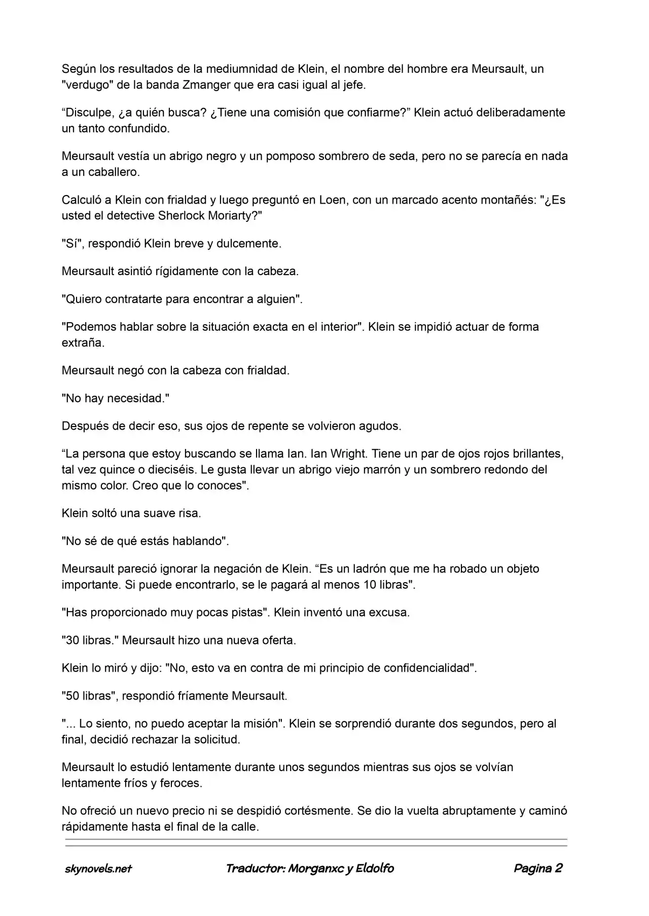 Lord Of The Mysteries (Novela) - Capítulo 227 - Página 2 - LectorTMOo