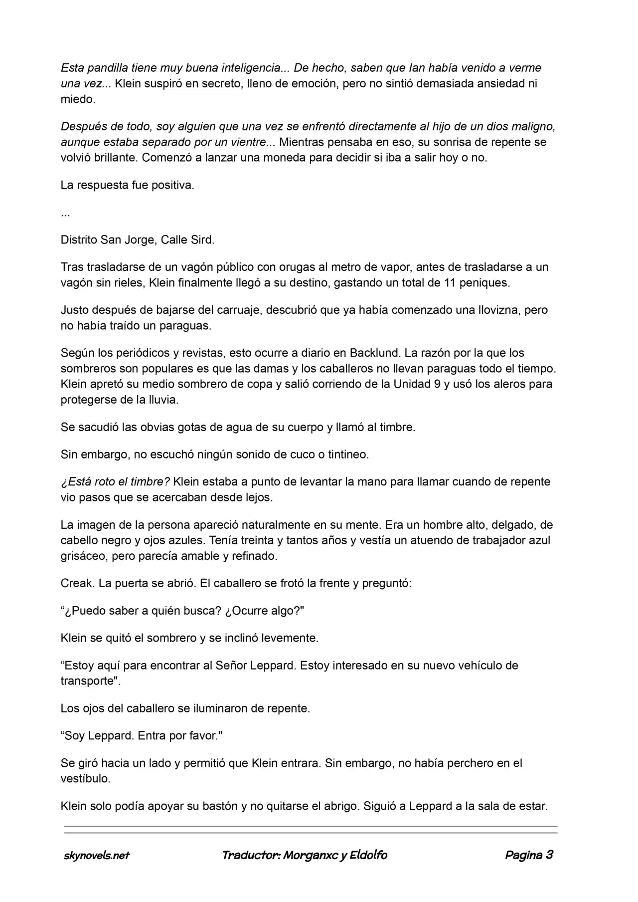 Lord Of The Mysteries (Novela) - Capítulo 227 - Página 3 - LectorTMOo