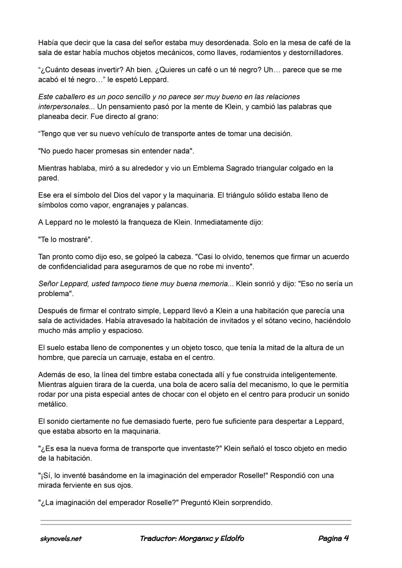 Lord Of The Mysteries (Novela) - Capítulo 227 - Página 4 - LectorTMOo