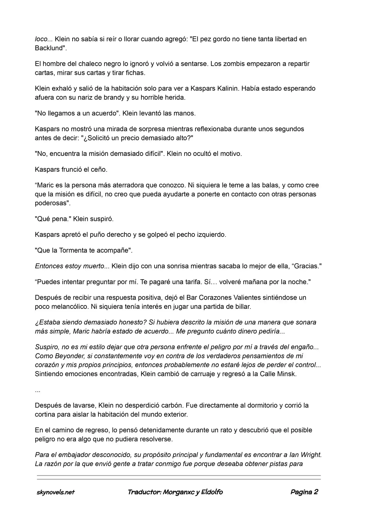 Lord Of The Mysteries (Novela) - Capítulo 233 - Página 2 - LectorTMOo