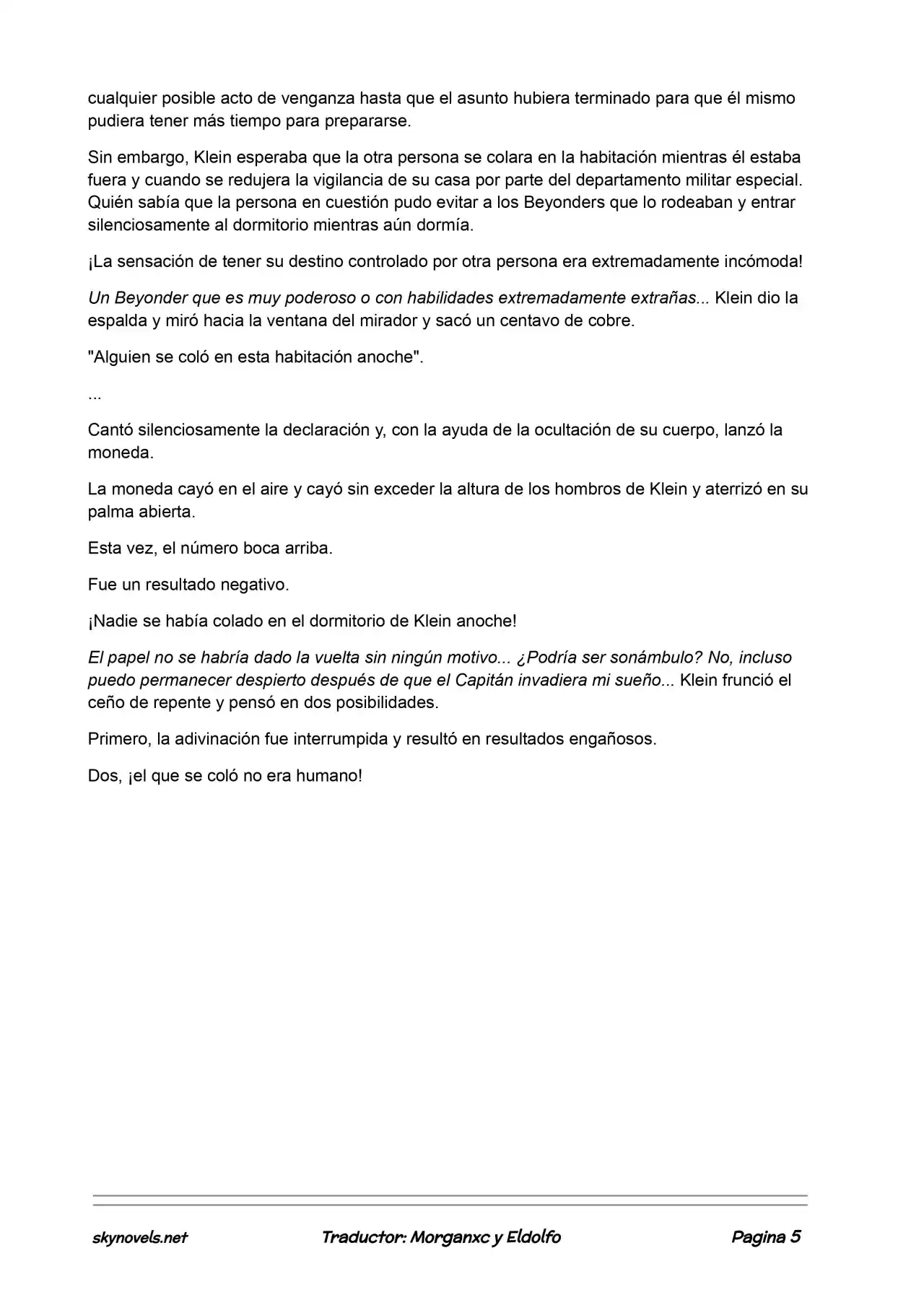 Lord Of The Mysteries (Novela) - Capítulo 234 - Página 4 - LectorTMOo