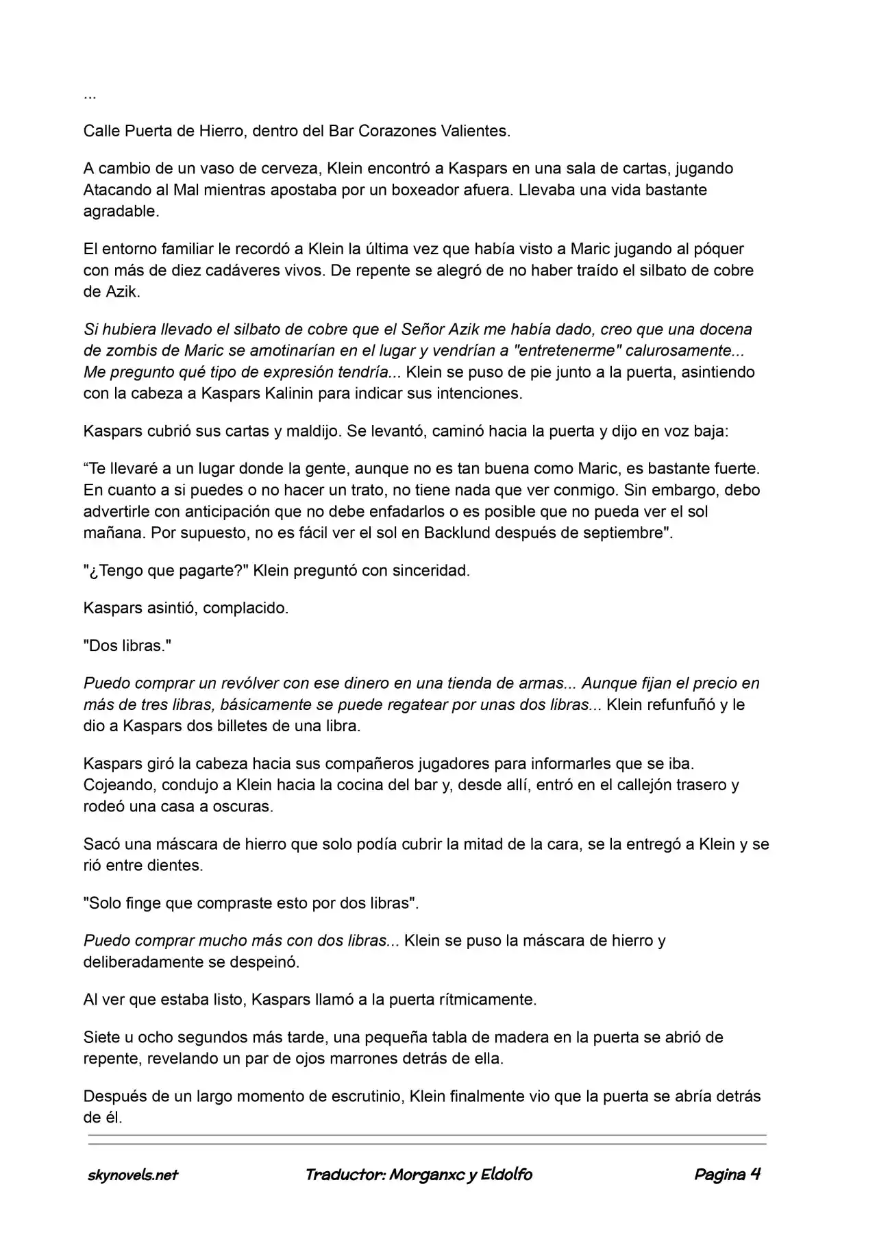 Lord Of The Mysteries (Novela) - Capítulo 239 - Página 4 - LectorTMOo