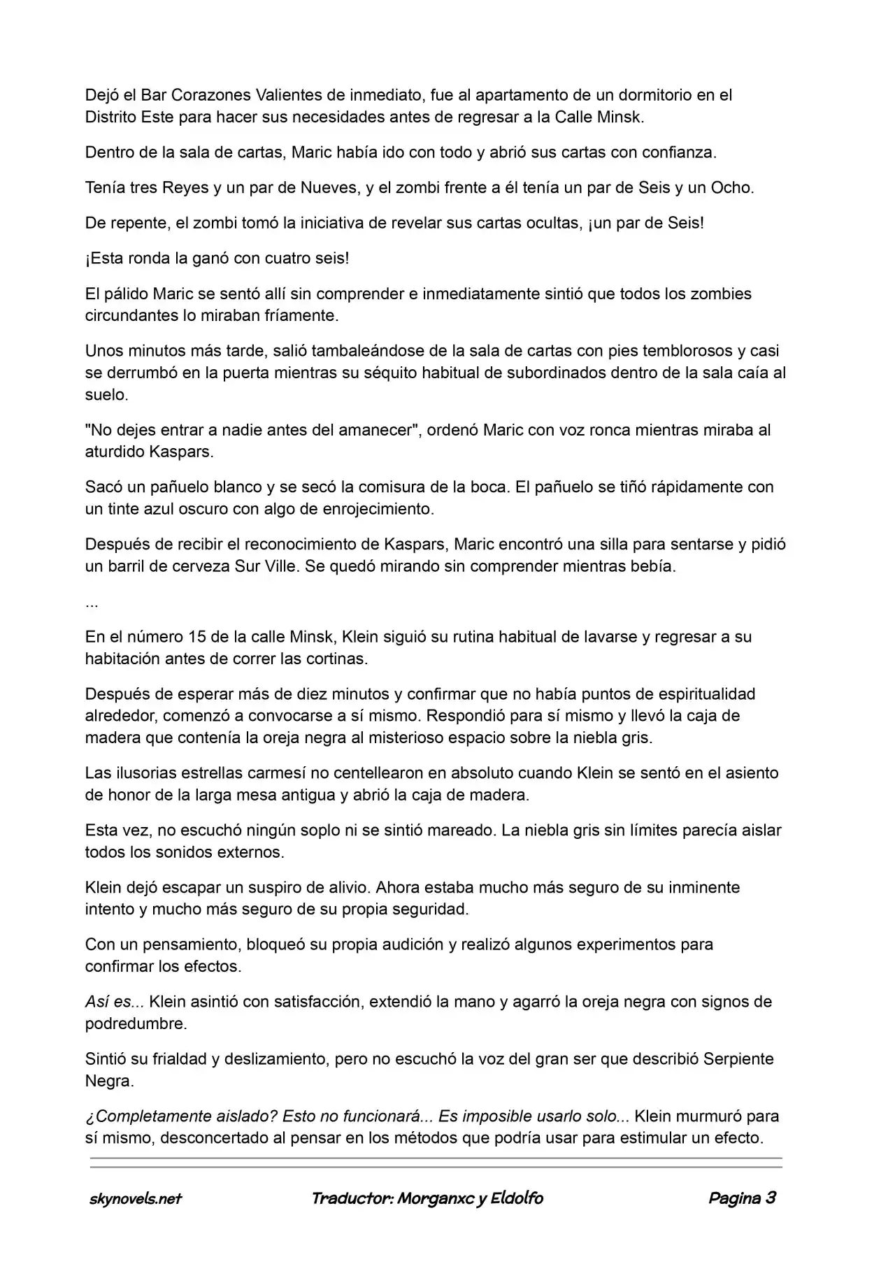 Lord Of The Mysteries (Novela) - Capítulo 241 - Página 3 - LectorTMOo