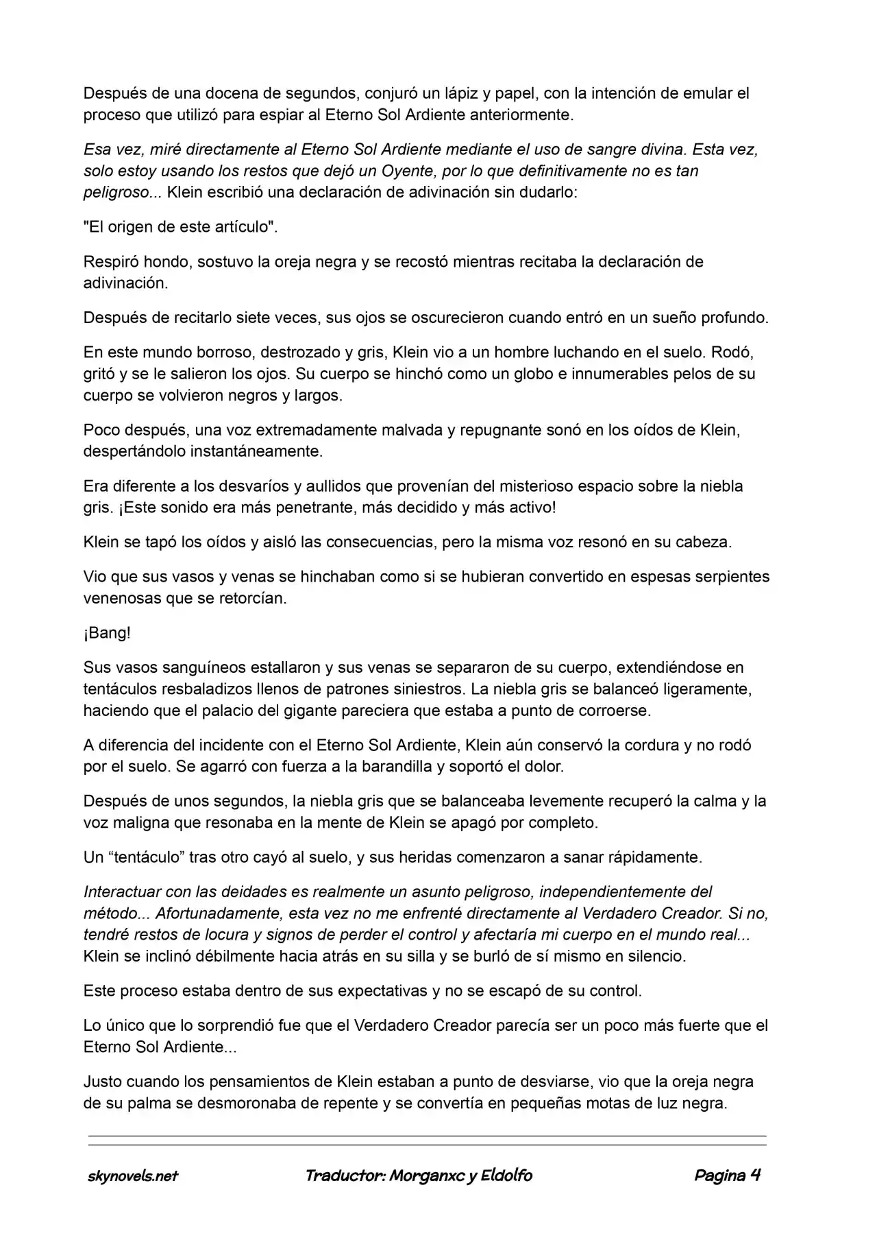 Lord Of The Mysteries (Novela) - Capítulo 241 - Página 4 - LectorTMOo