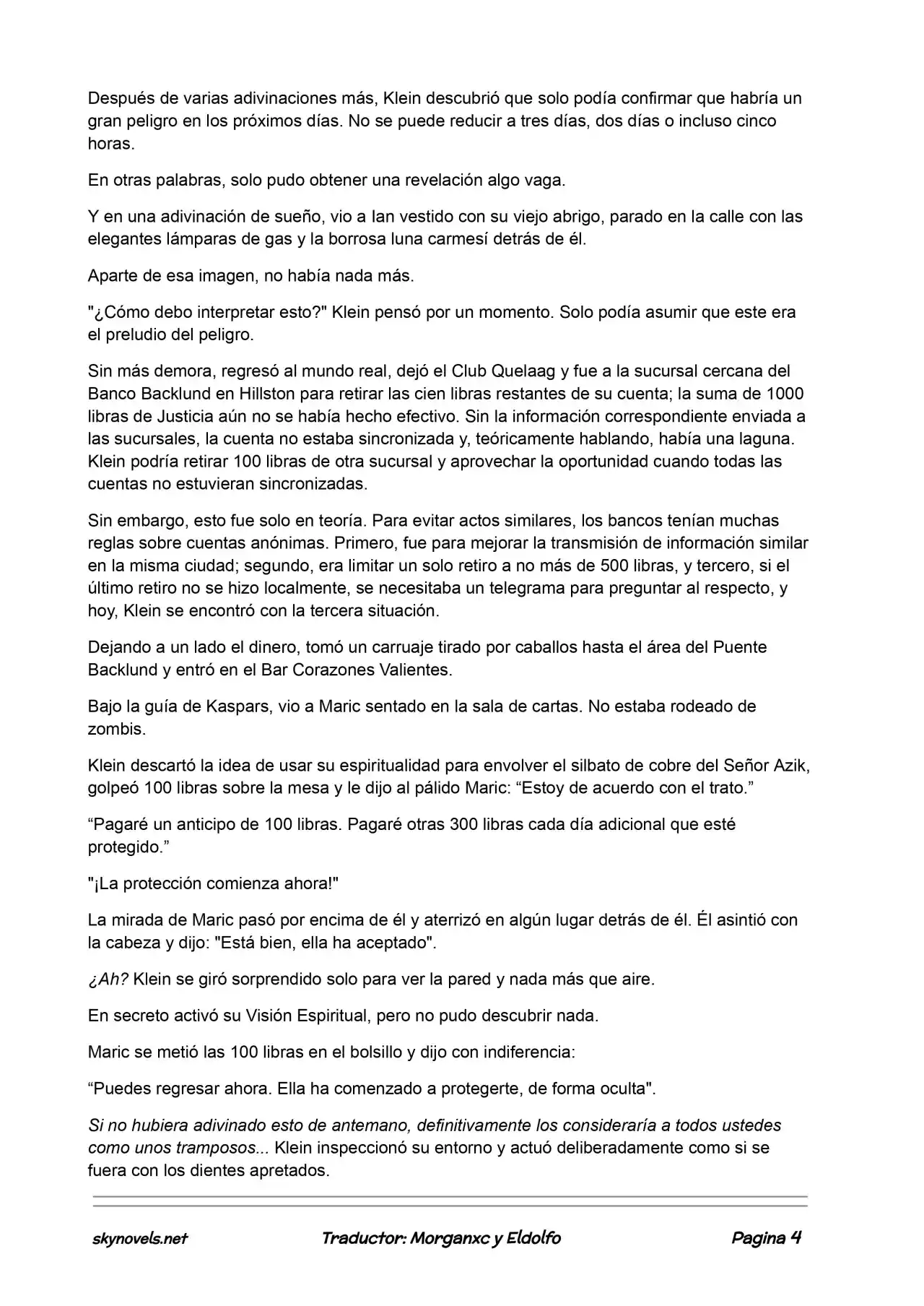 Lord Of The Mysteries (Novela) - Capítulo 246 - Página 4 - LectorTMOo