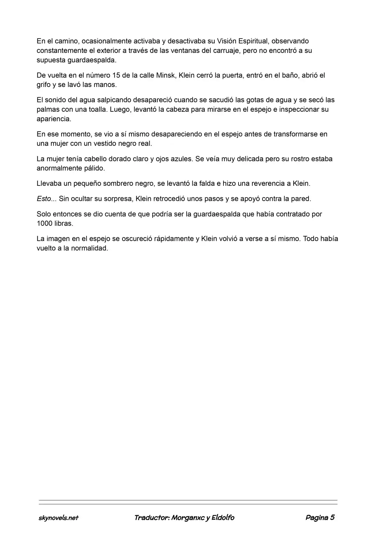 Lord Of The Mysteries (Novela) - Capítulo 246 - Página 5 - LectorTMOo