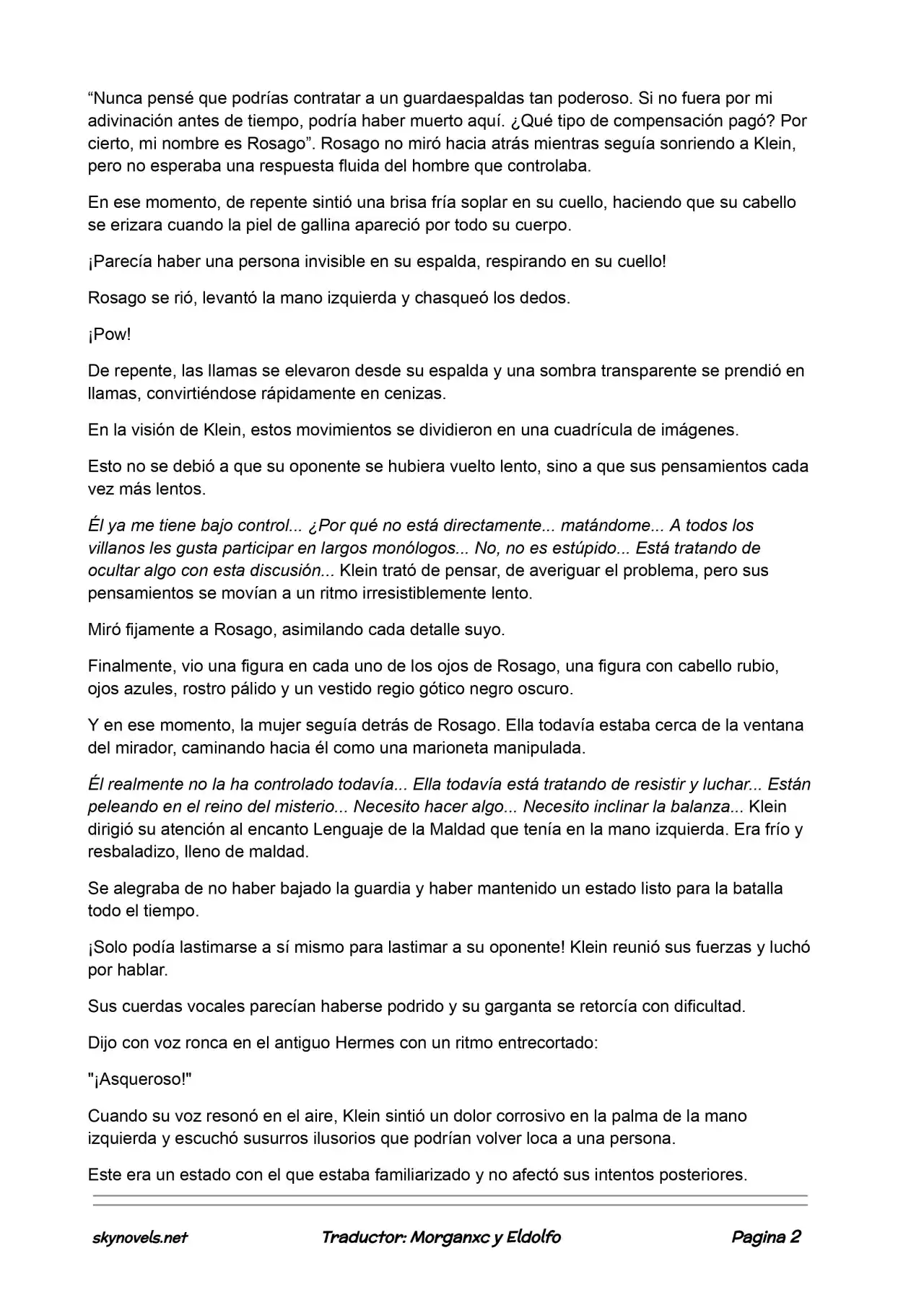 Lord Of The Mysteries (Novela) - Capítulo 250 - Página 2 - LectorTMOo