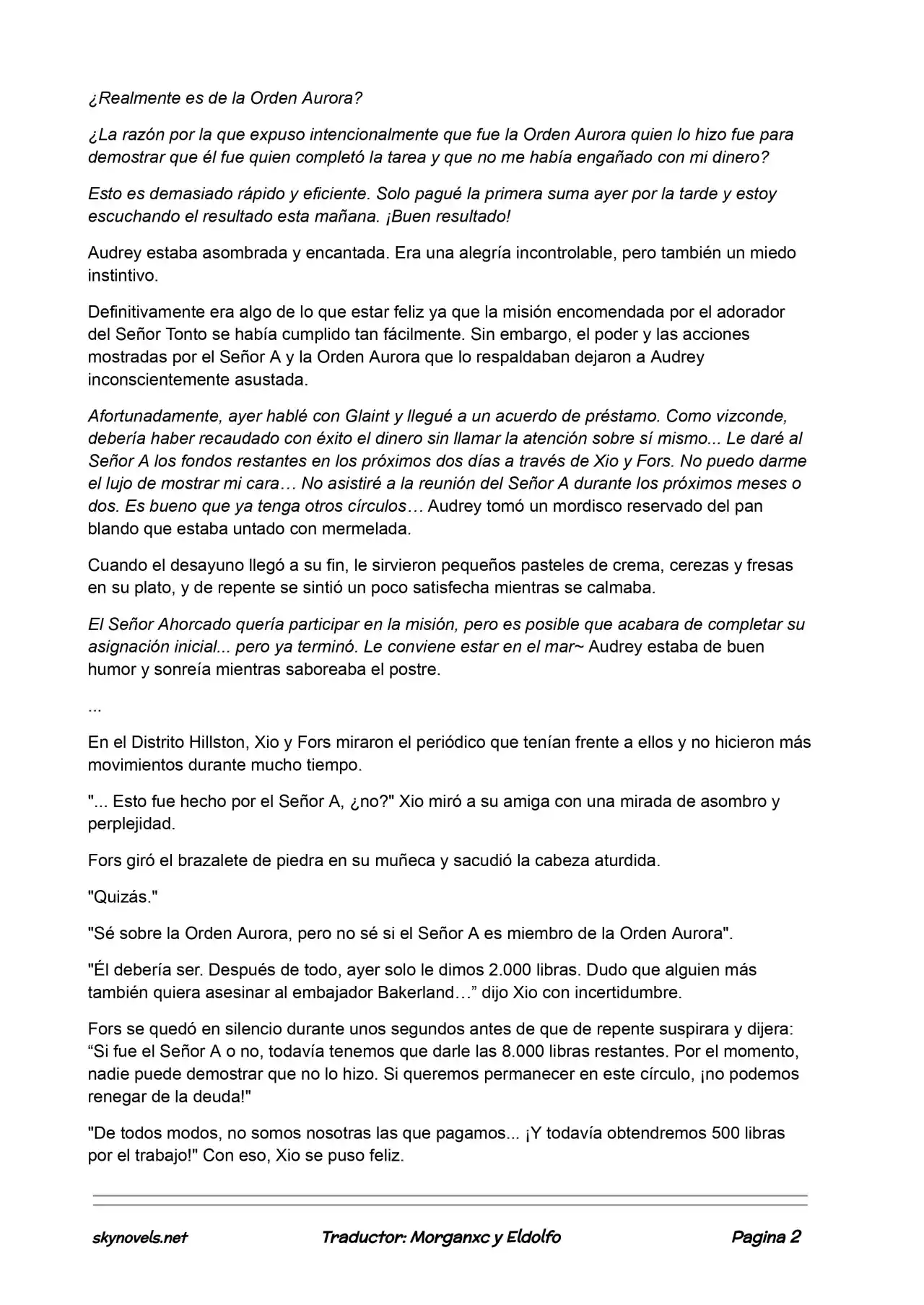 Lord Of The Mysteries (Novela) - Capítulo 254 - Página 2 - LectorTMOo
