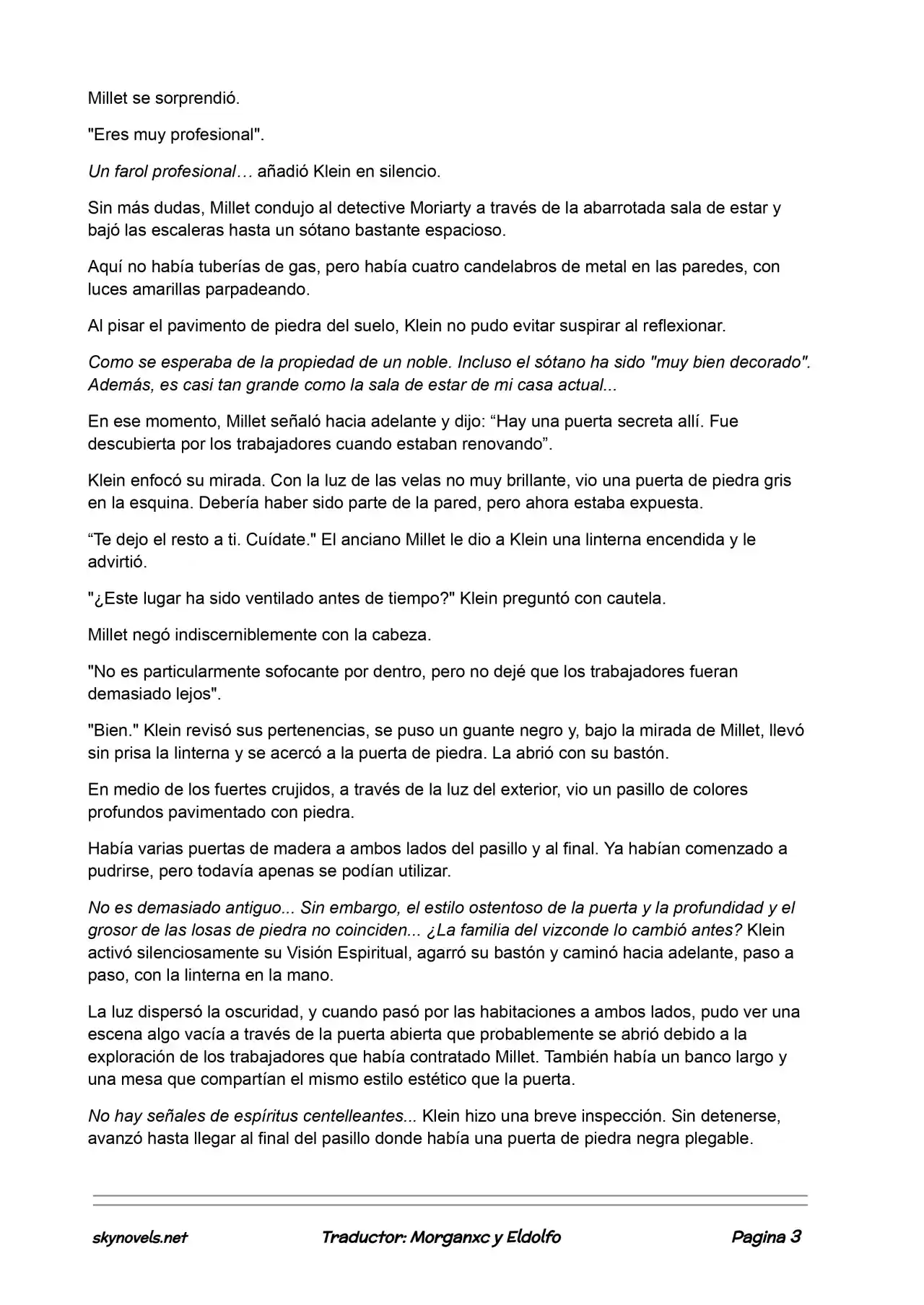 Lord Of The Mysteries (Novela) - Capítulo 259 - Página 3 - LectorTMOo
