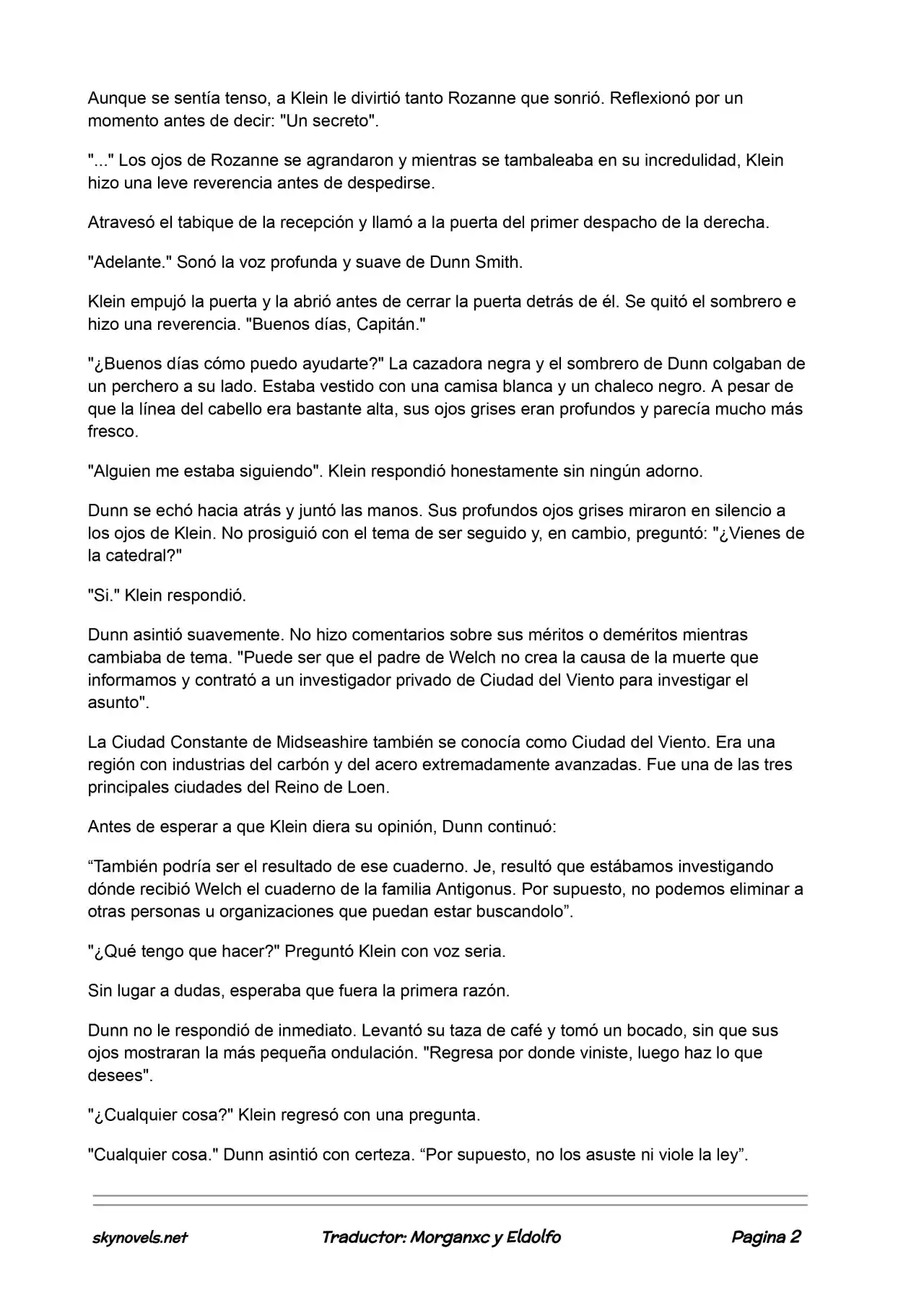 Lord Of The Mysteries (Novela) - Capítulo 26 - Página 2 - LectorTMOo