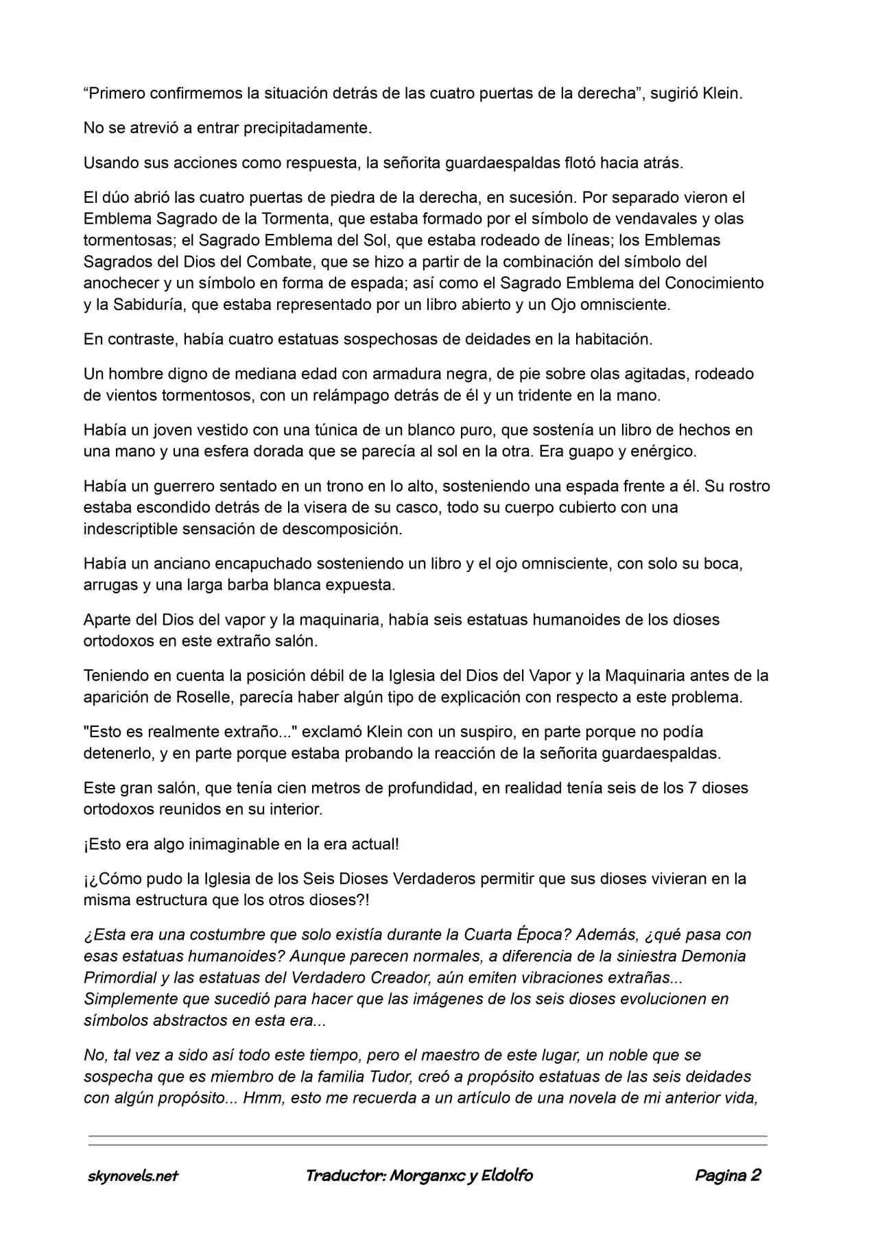Lord Of The Mysteries (Novela) - Capítulo 261 - Página 2 - LectorTMOo