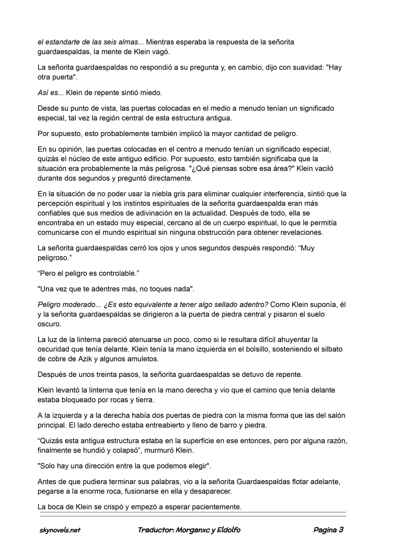 Lord Of The Mysteries (Novela) - Capítulo 261 - Página 3 - LectorTMOo