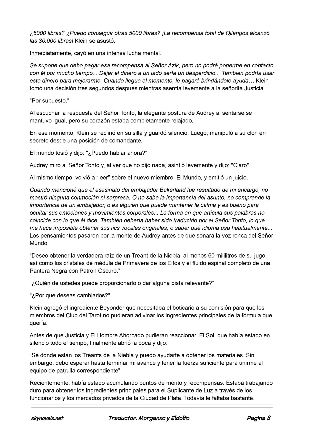 Lord Of The Mysteries (Novela) - Capítulo 266 - Página 2 - LectorTMOo