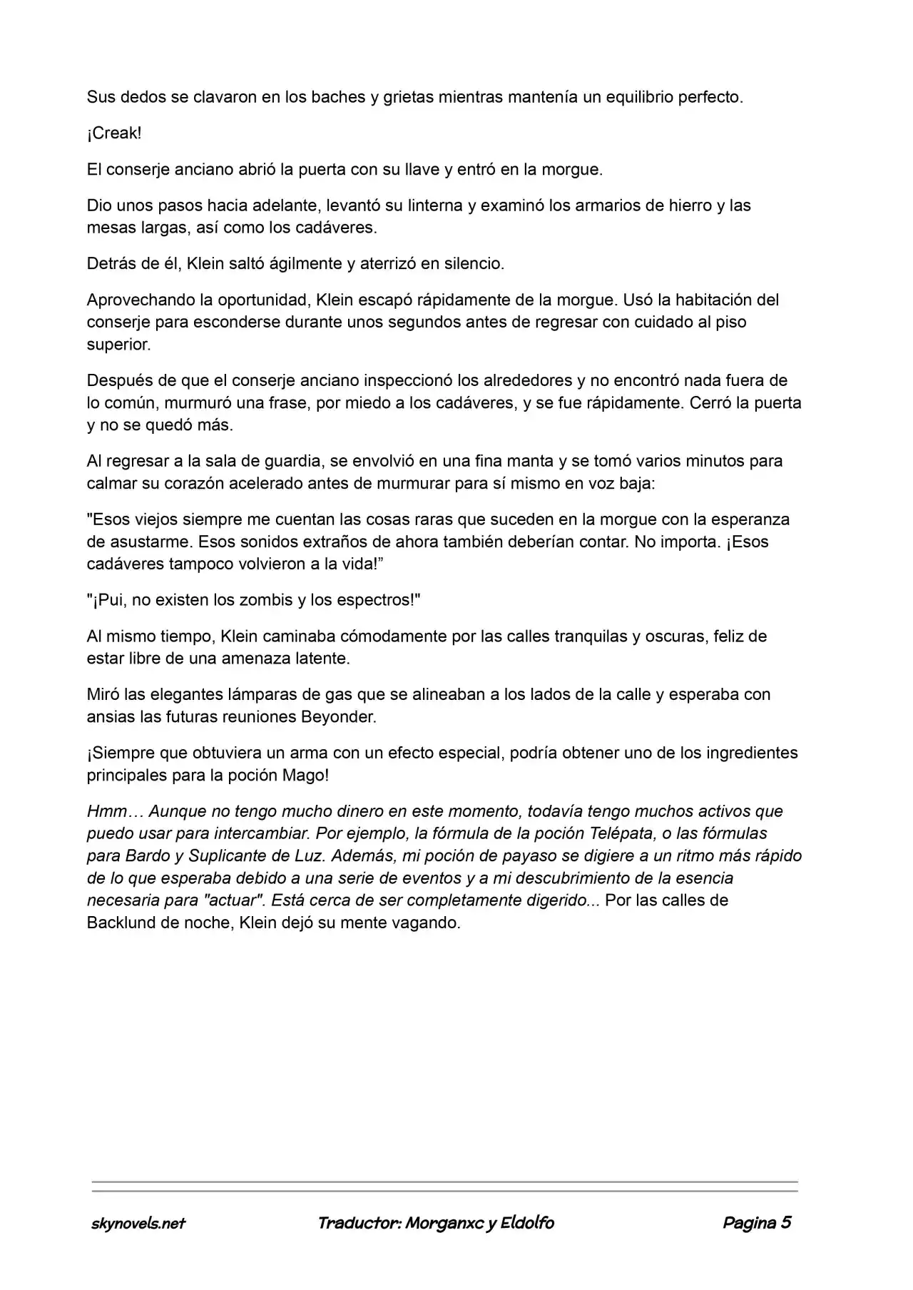 Lord Of The Mysteries (Novela) - Capítulo 268 - Página 3 - LectorTMOo